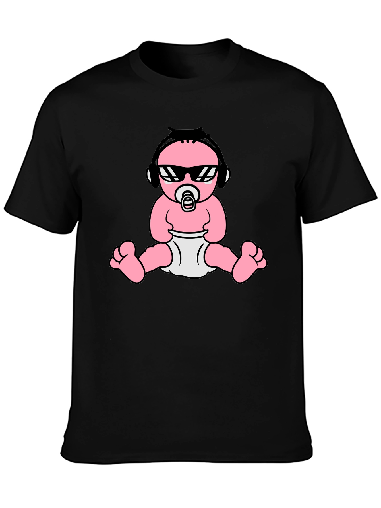 Cool Baby Graphic Tee - Black