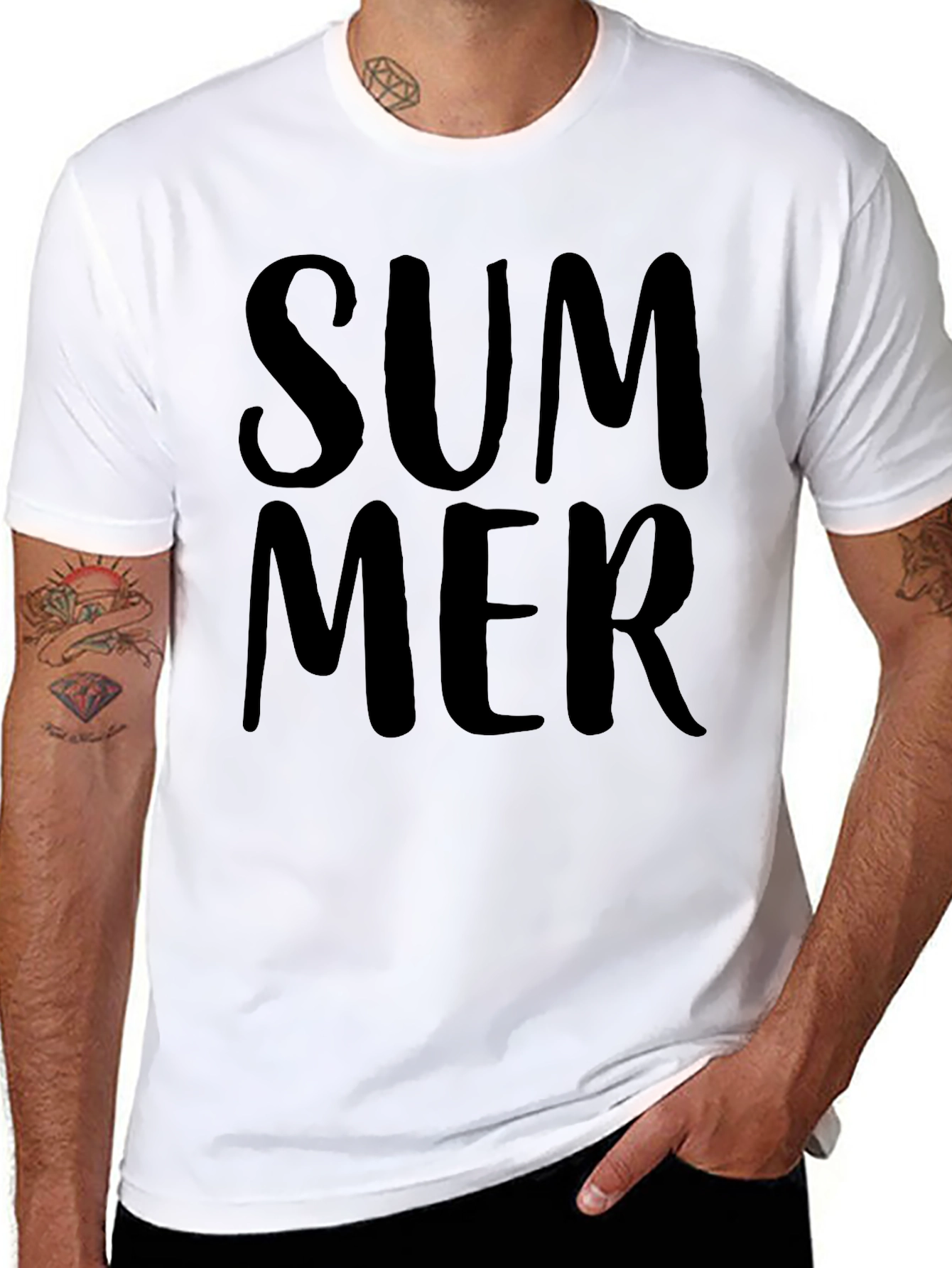 Summer Graphic T-Shirt - Relaxed Fit
