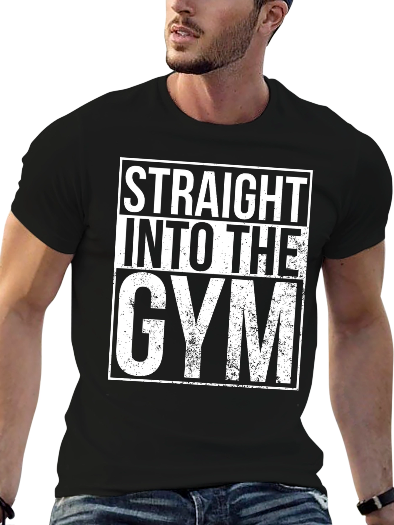 Straight Into The Gym Graphic T-Shirt