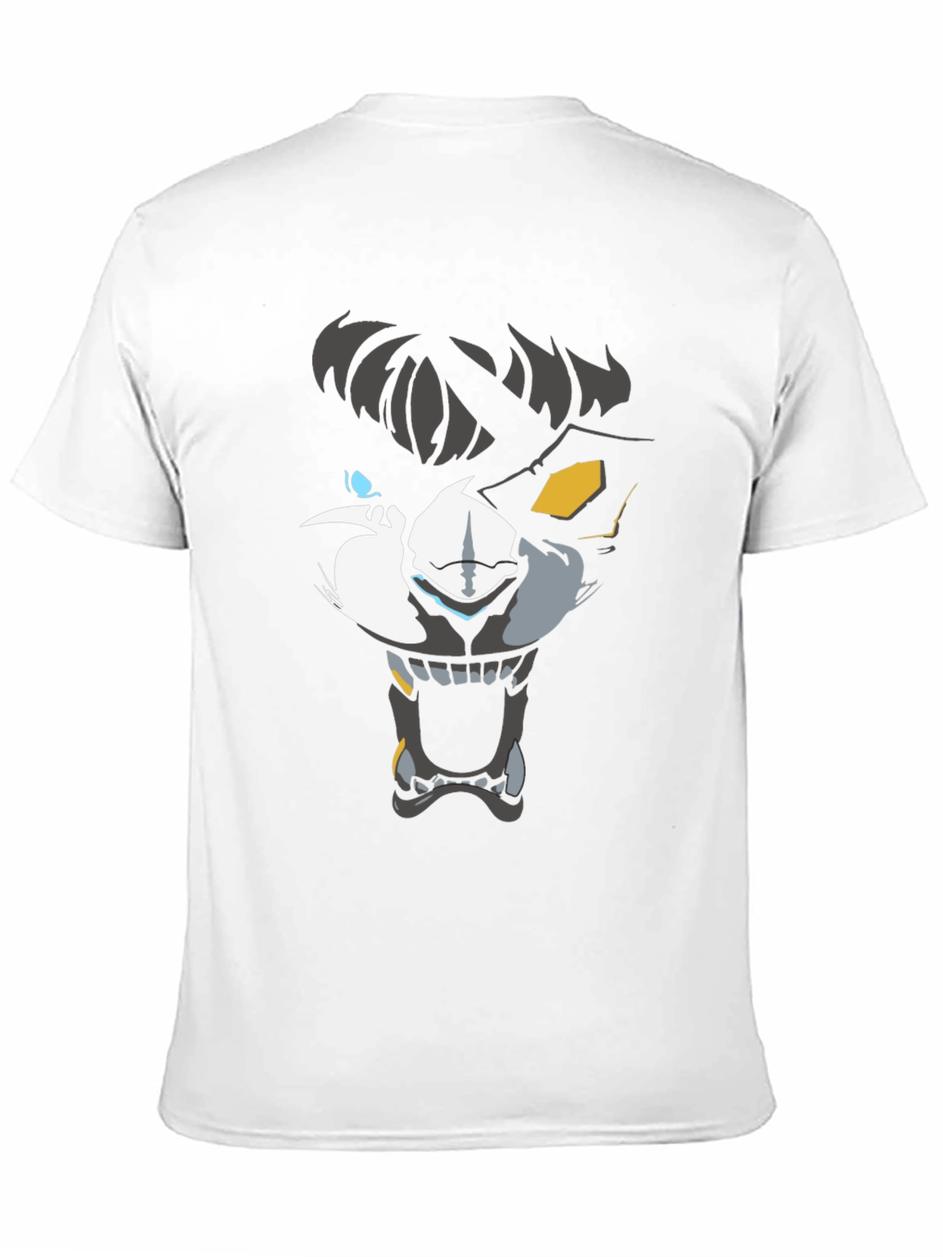 Mens Wolf Graphic T-Shirt - Black