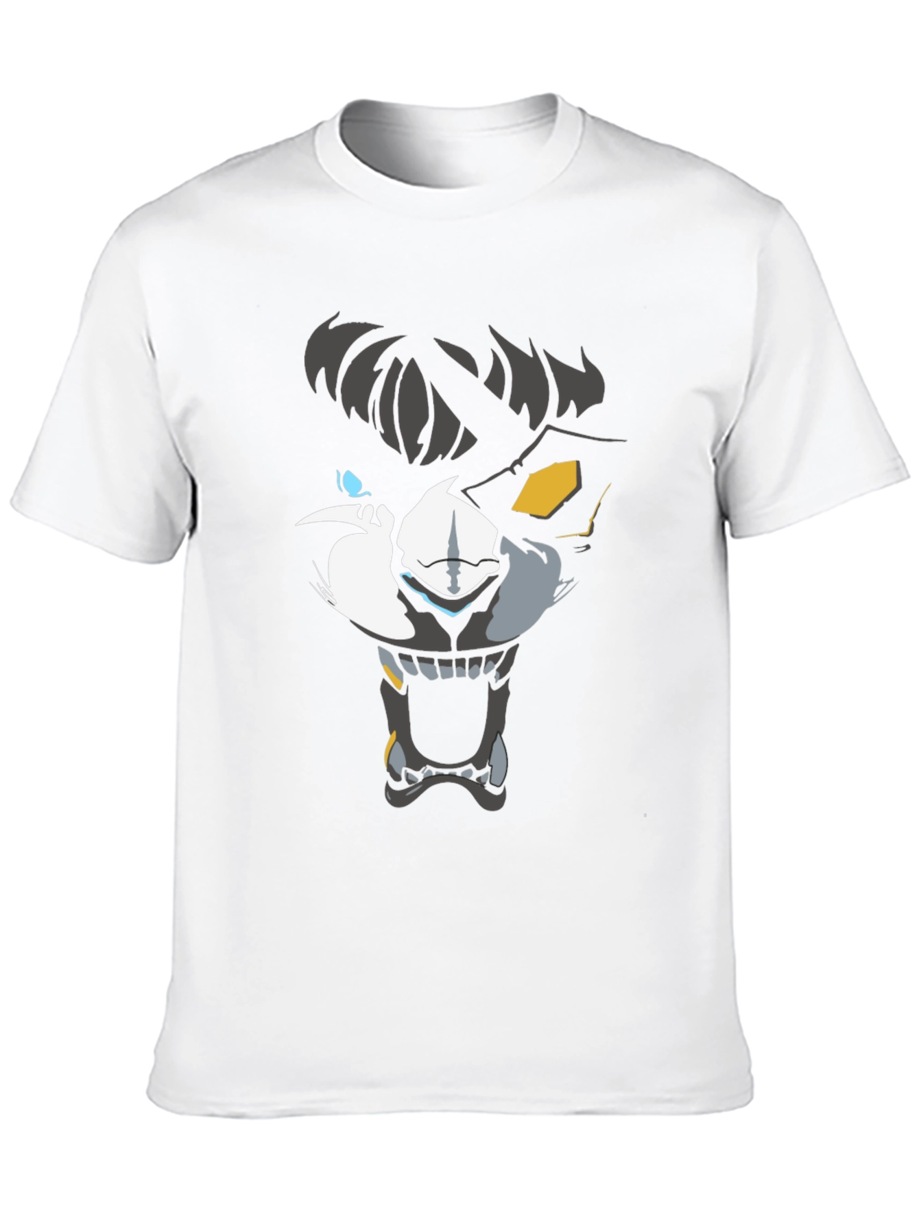 Mens Wolf Graphic T-Shirt - Black