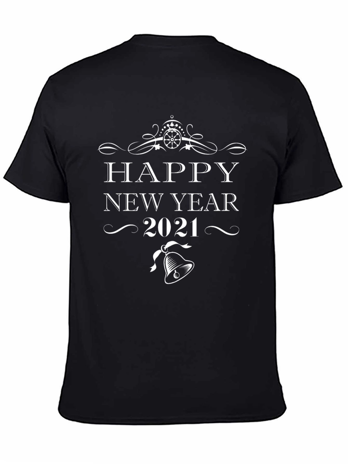 Happy New Year 2021 T-Shirt - Black Holiday Tee