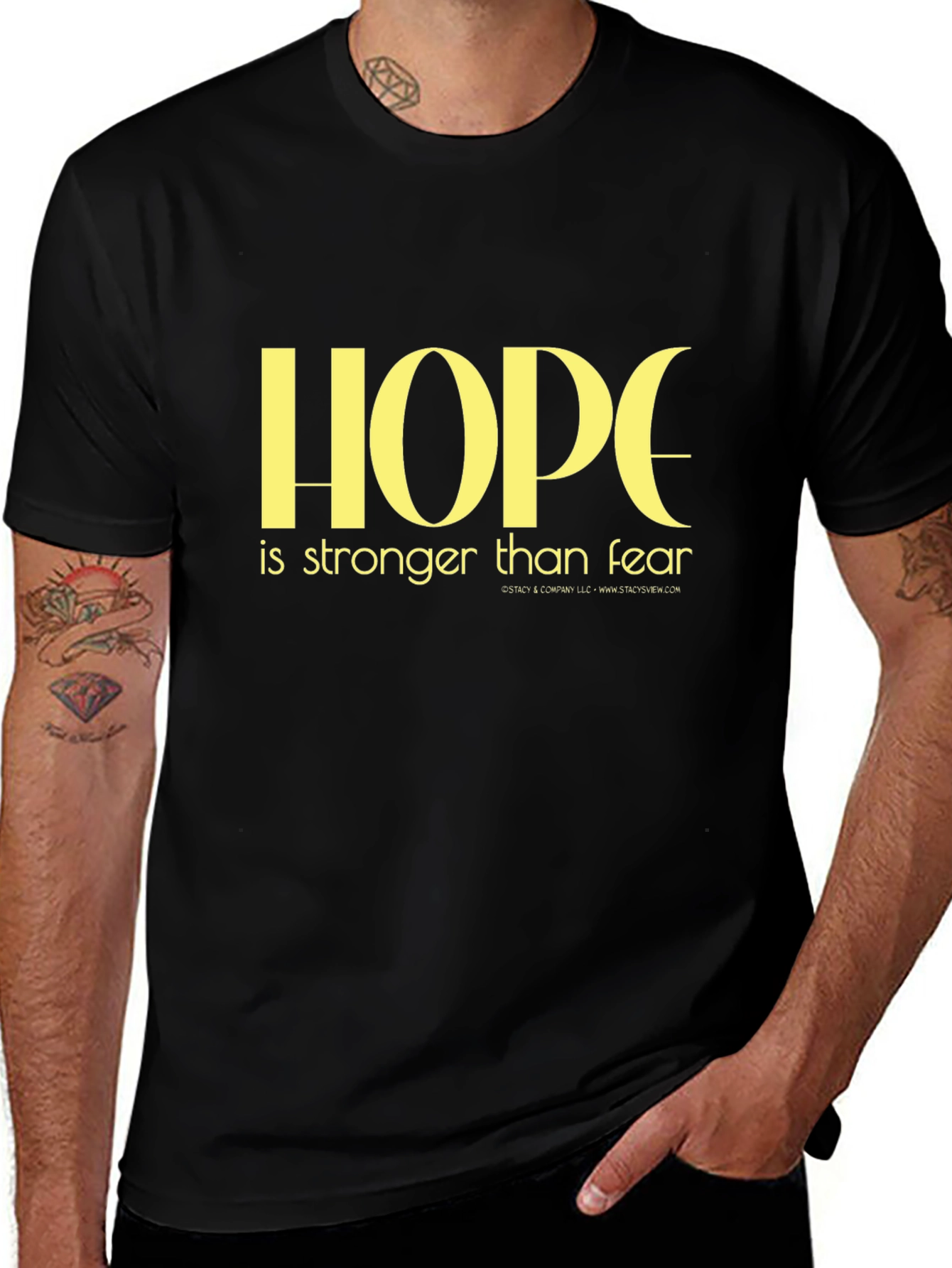 Hope is Stronger Than Fear Graphic T-Shirt