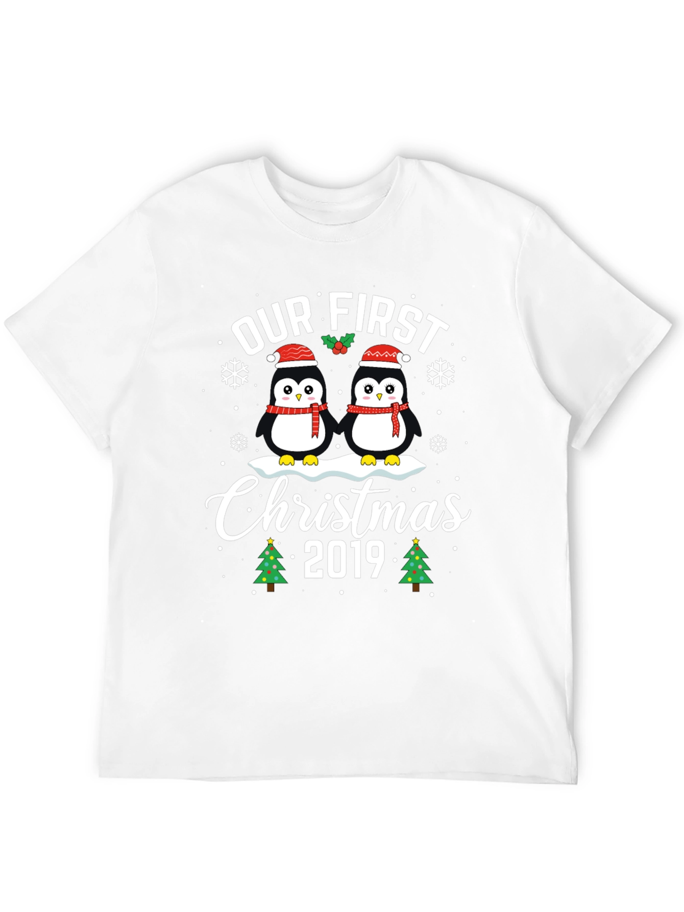Our First Christmas 2019 Penguin T-Shirt