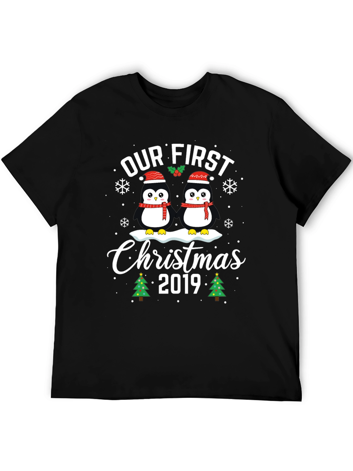 Our First Christmas 2019 Penguin T-Shirt