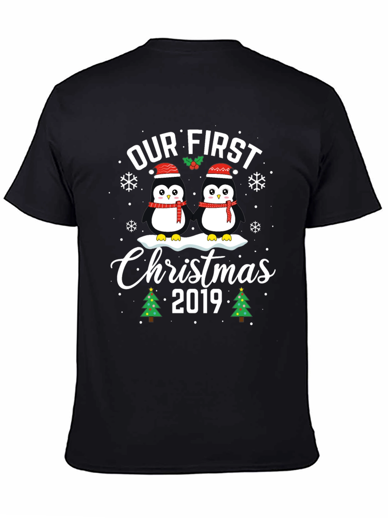 Our First Christmas 2019 Penguin T-Shirt