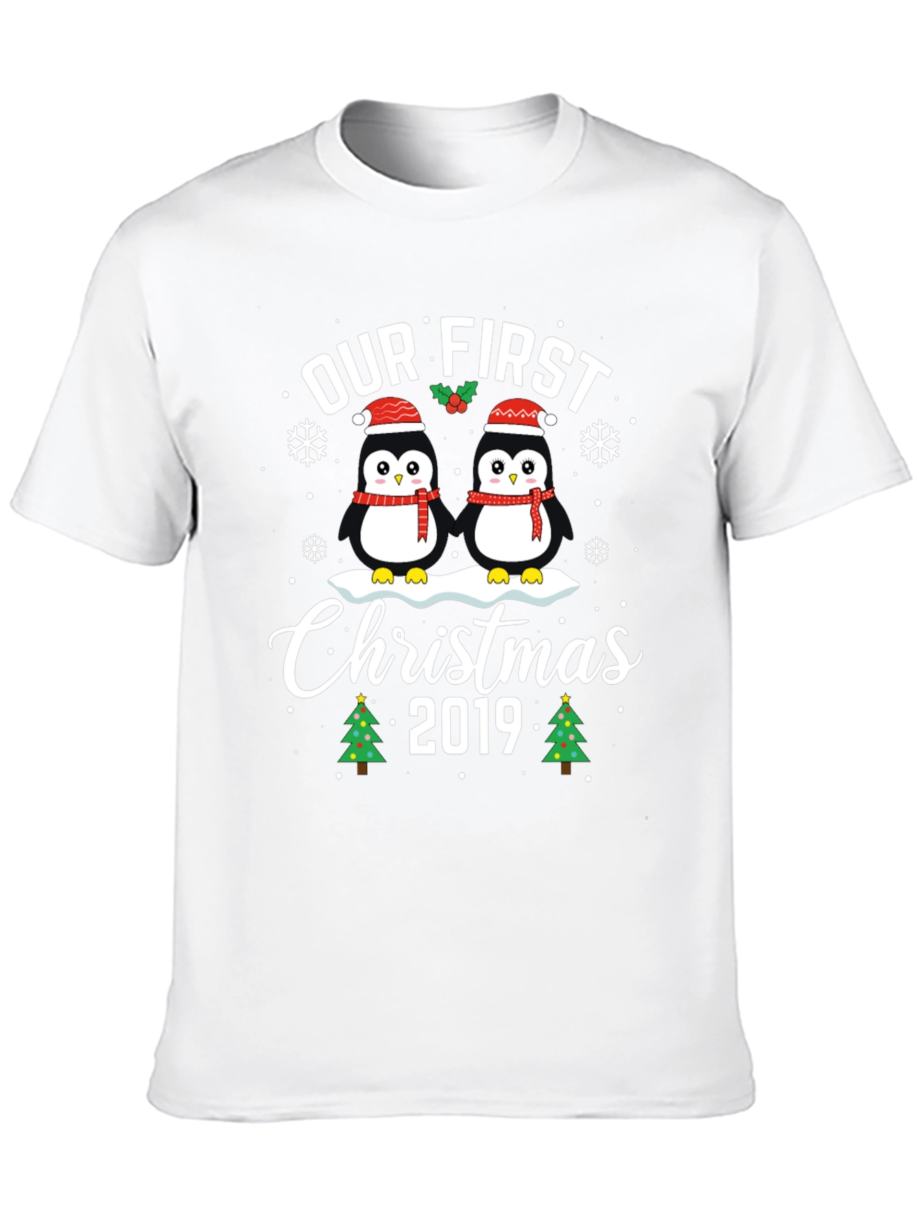 Our First Christmas 2019 Penguin T-Shirt