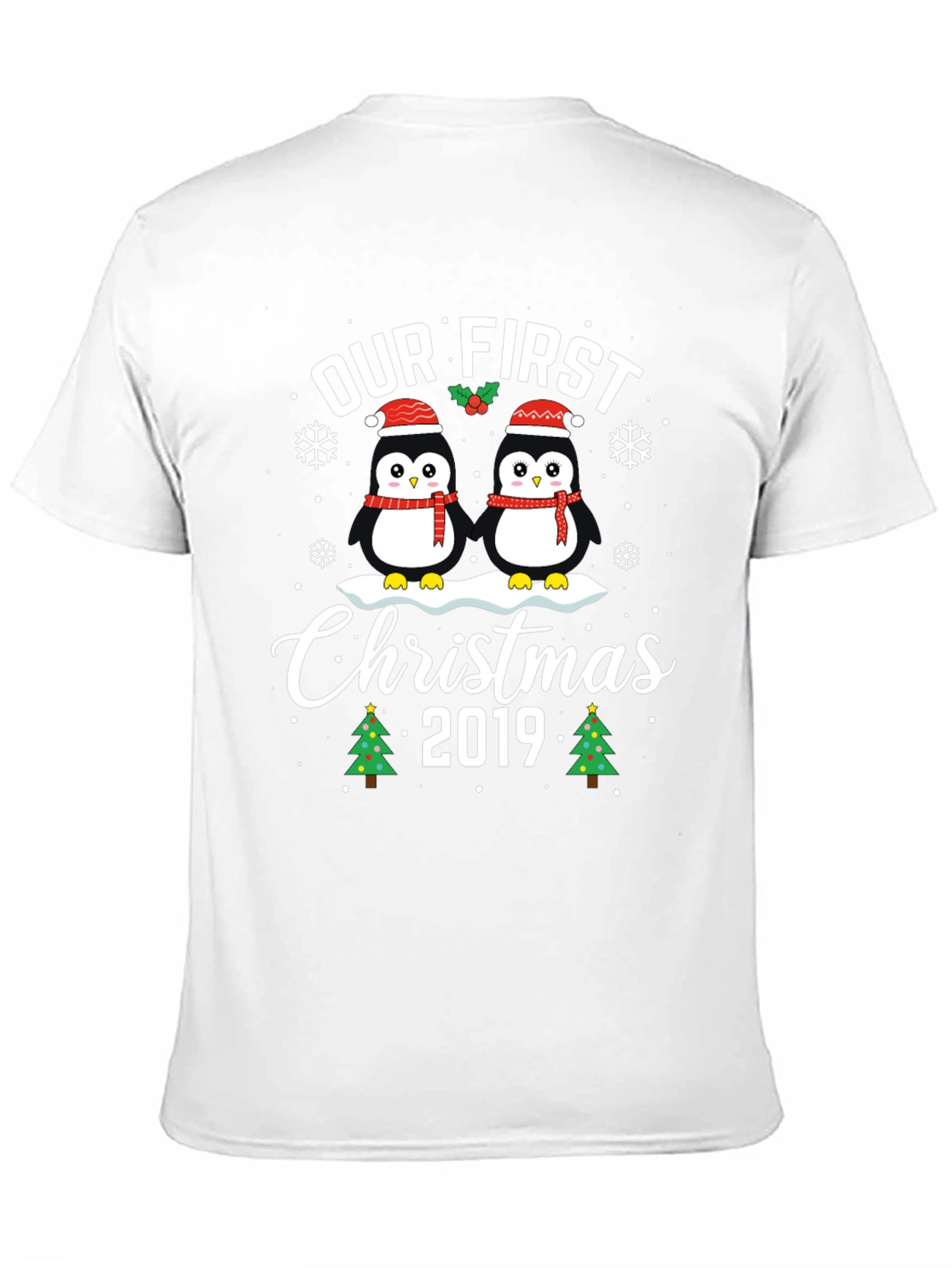 Our First Christmas 2019 Penguin T-Shirt