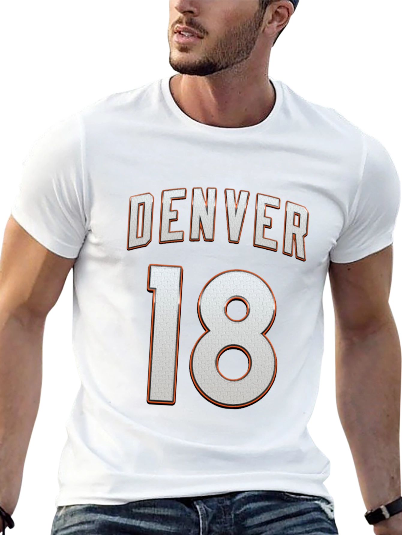 Denver 18 Graphic Tee - Sports Fan Apparel