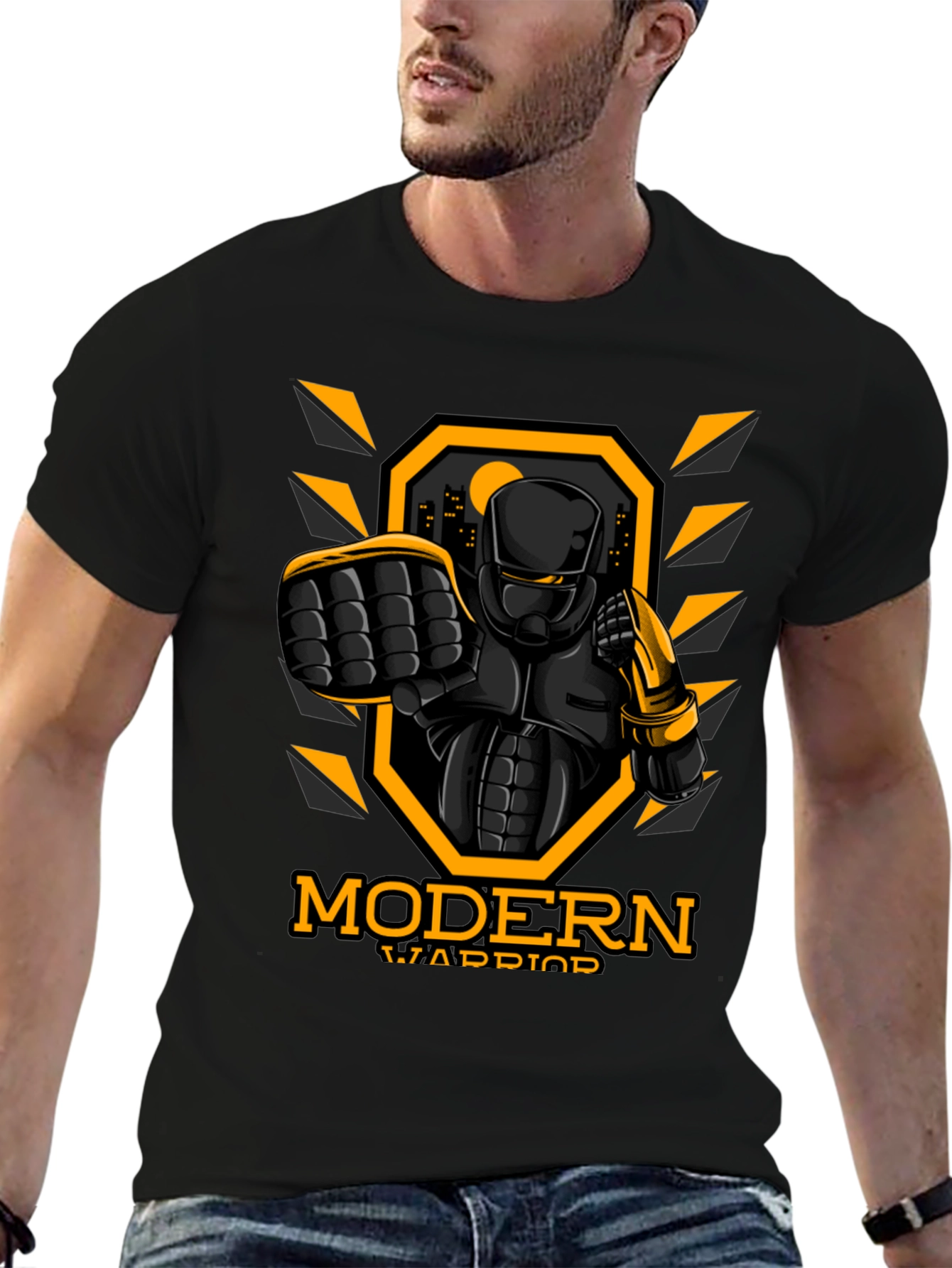 Modern Warrior Graphic T-Shirt