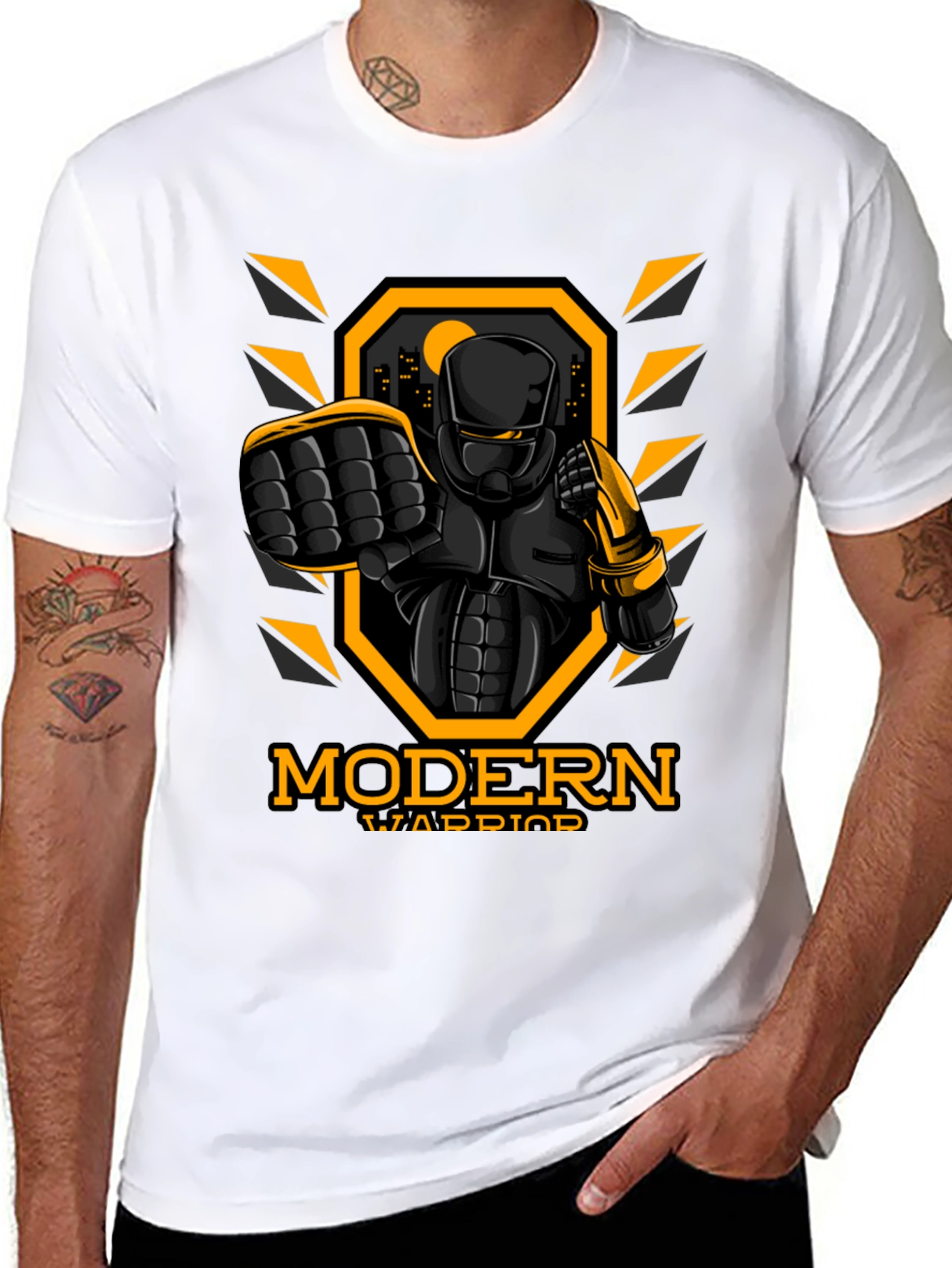 Modern Warrior Graphic T-Shirt
