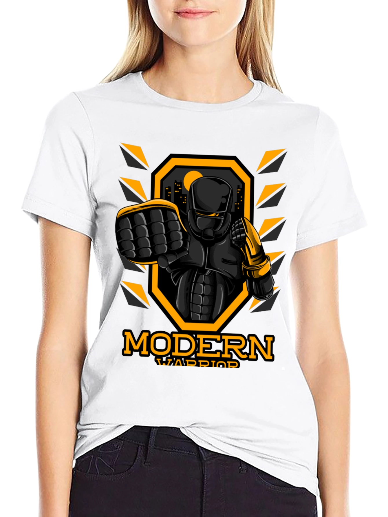 Modern Warrior Graphic T-Shirt