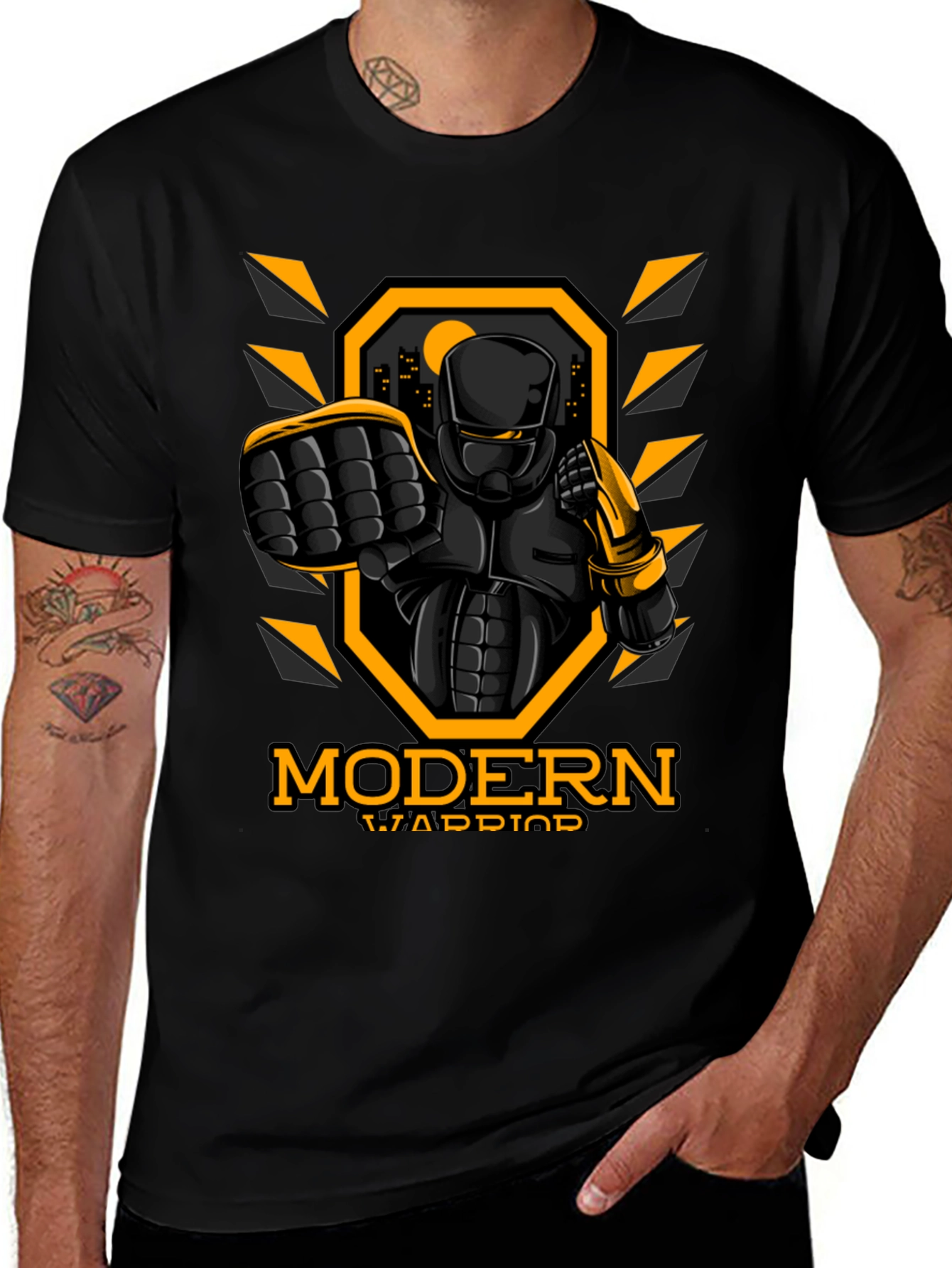 Modern Warrior Graphic T-Shirt