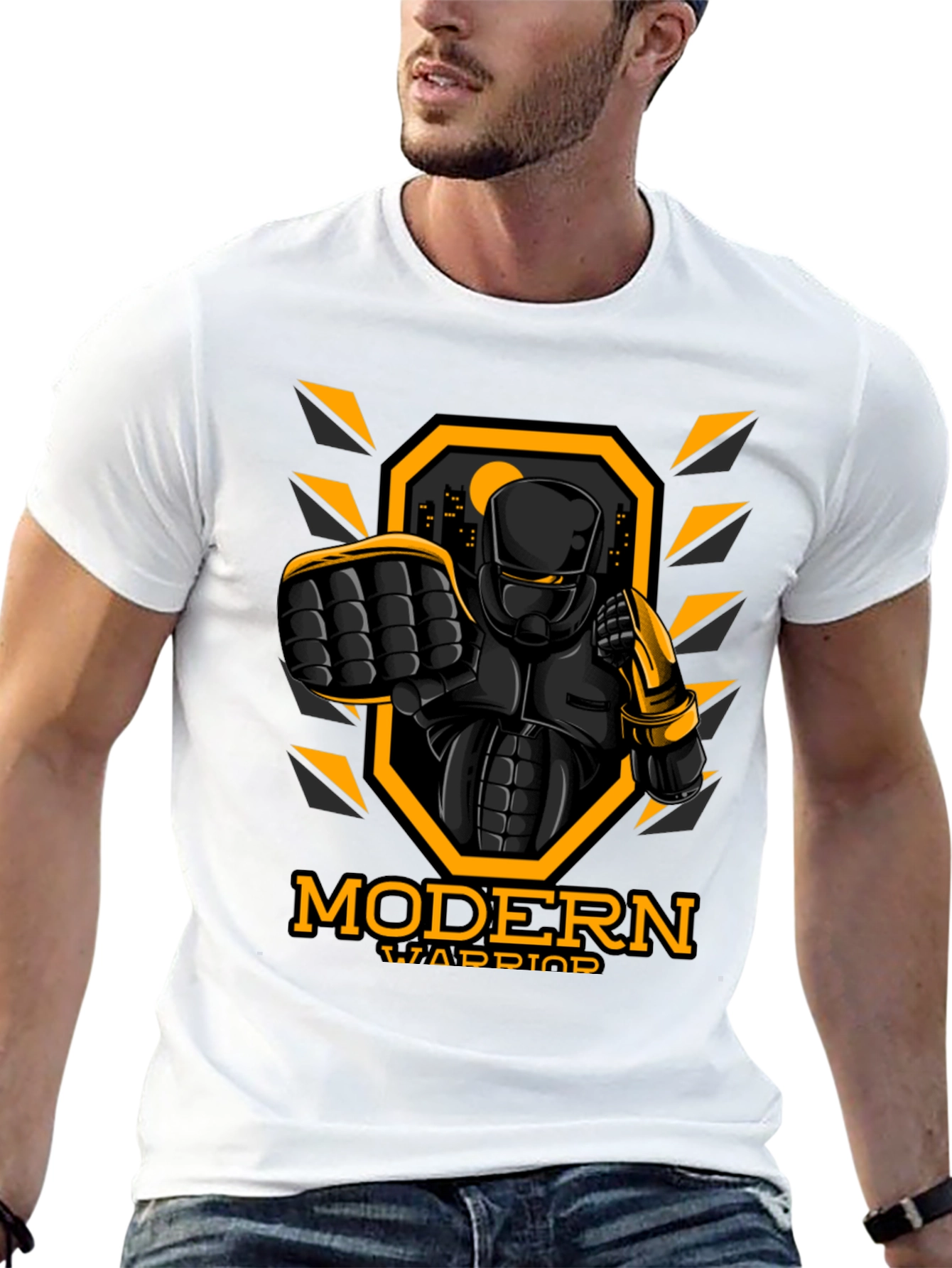 Modern Warrior Graphic T-Shirt
