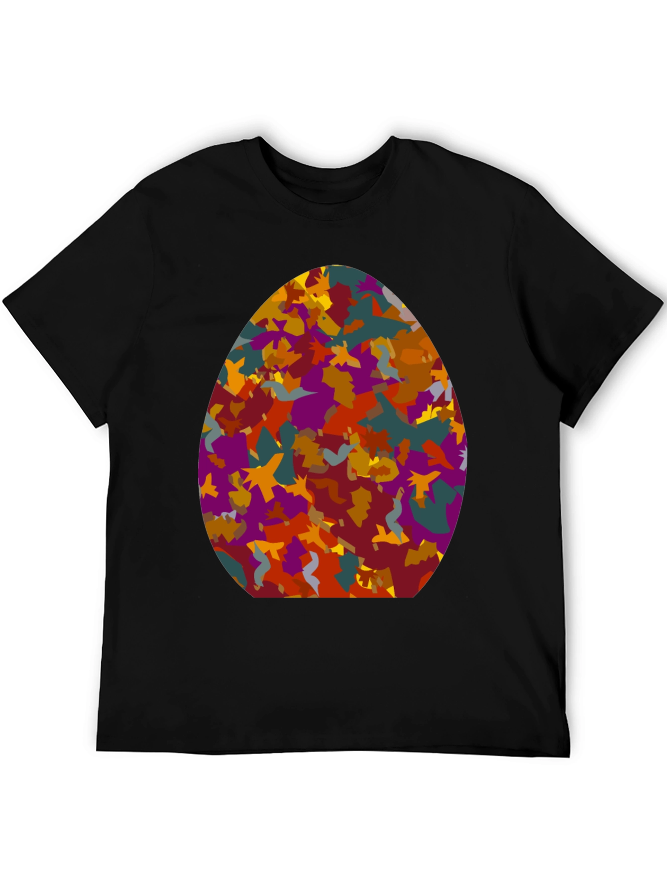 Abstract Egg Graphic T-Shirt
