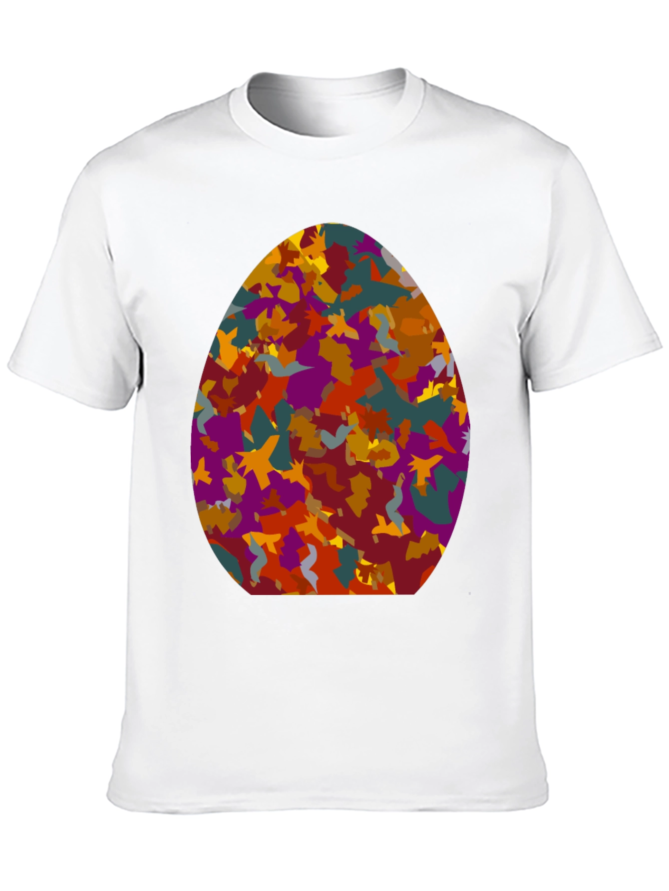 Abstract Egg Graphic T-Shirt