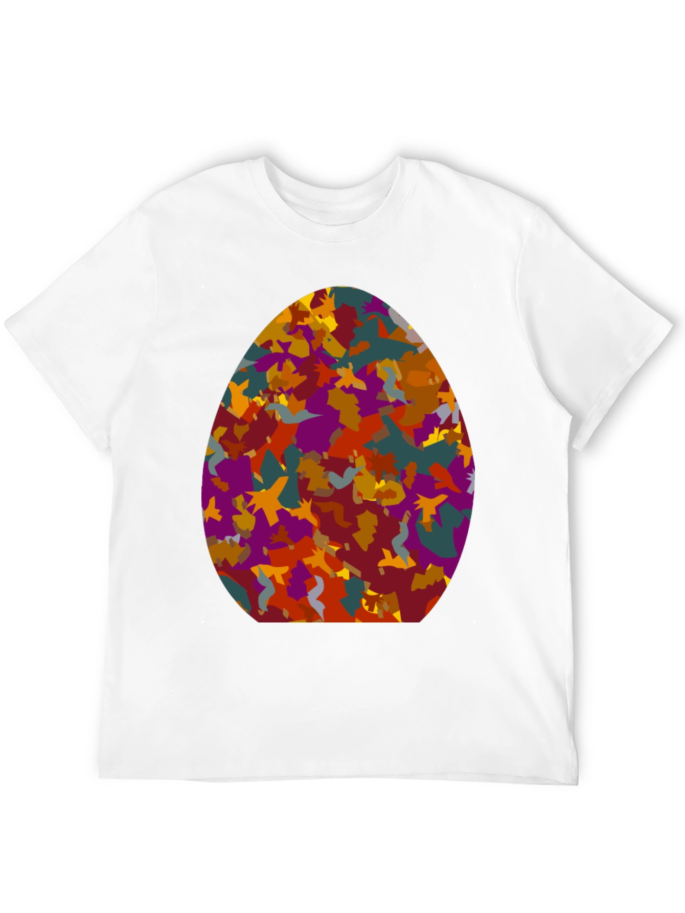 Abstract Egg Graphic T-Shirt