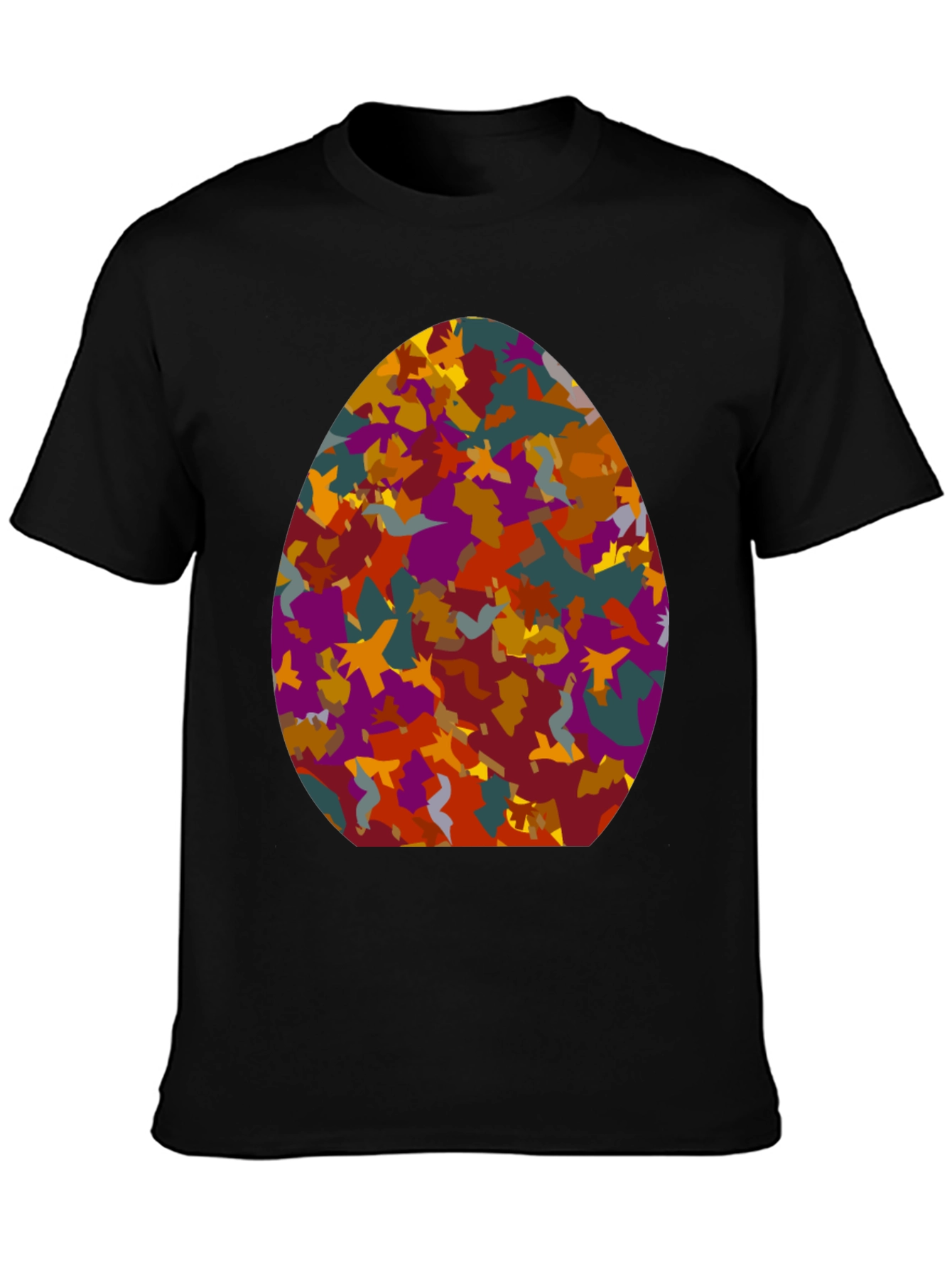 Abstract Egg Graphic T-Shirt