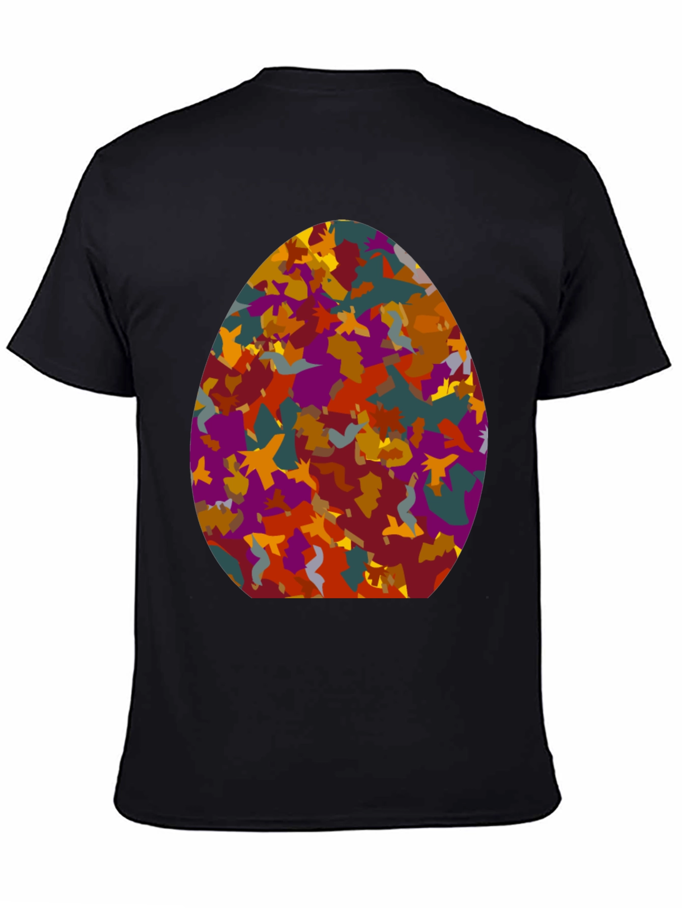 Abstract Egg Graphic T-Shirt