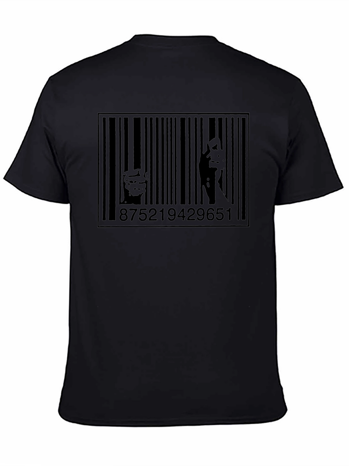Barcode Art Tee - Unique Graphic Print
