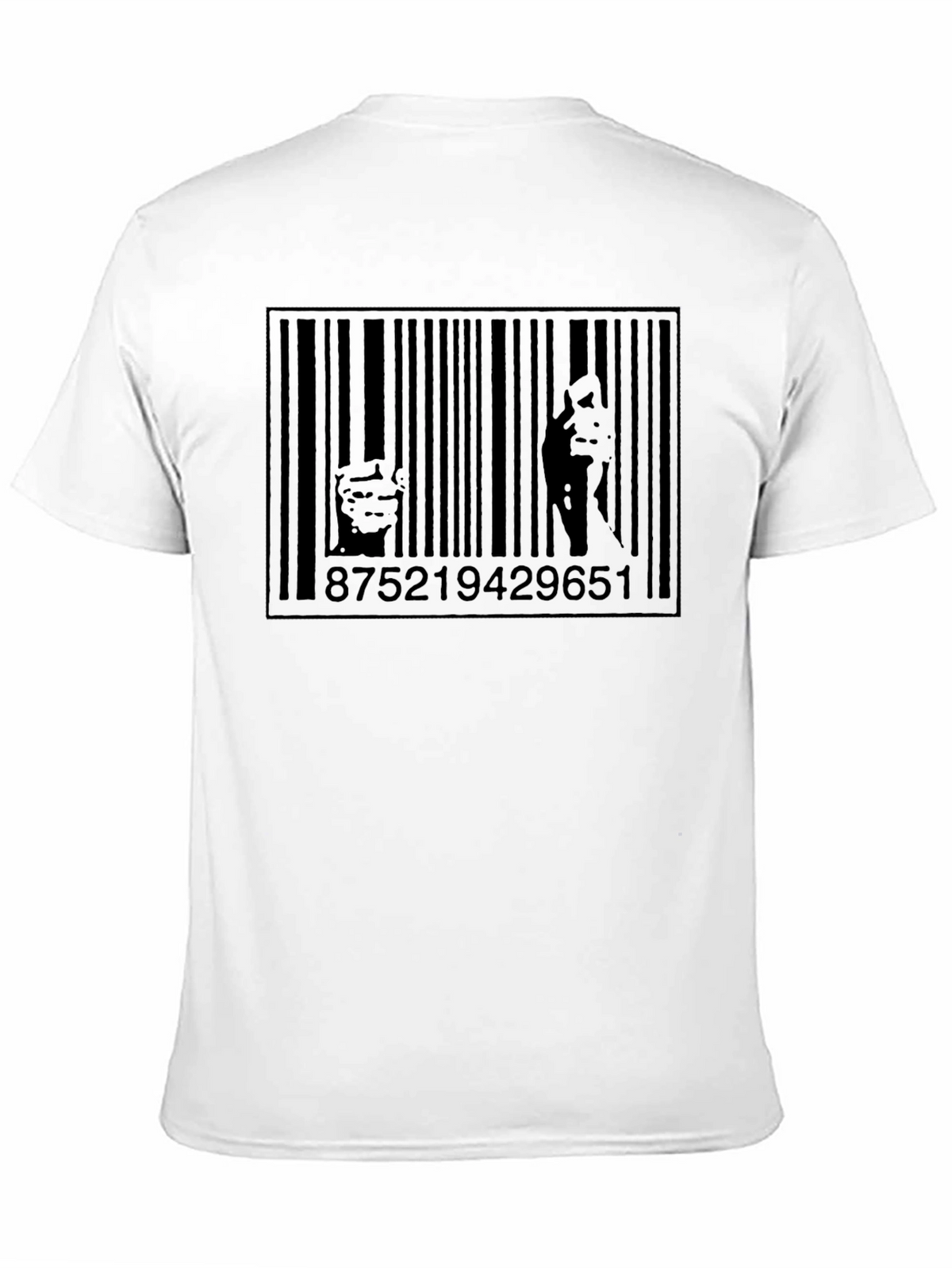 Barcode Art Tee - Unique Graphic Print