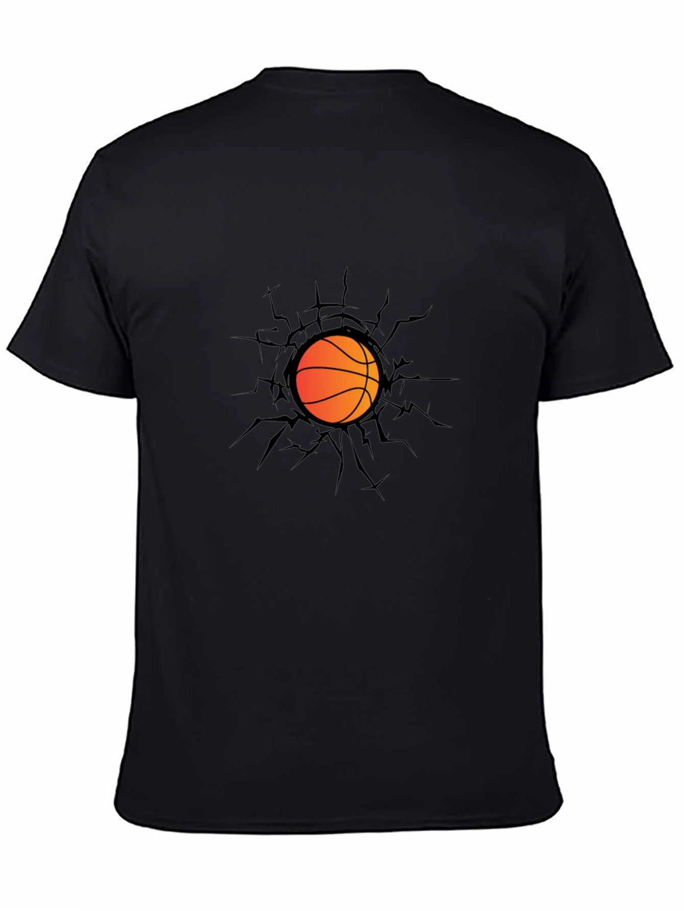 Basketball Graphic Tee - Cracking Through!