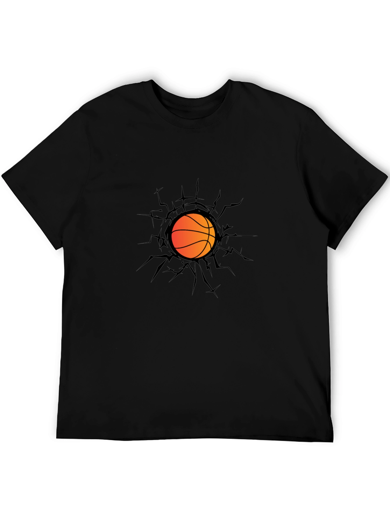 Basketball Graphic Tee - Cracking Through!