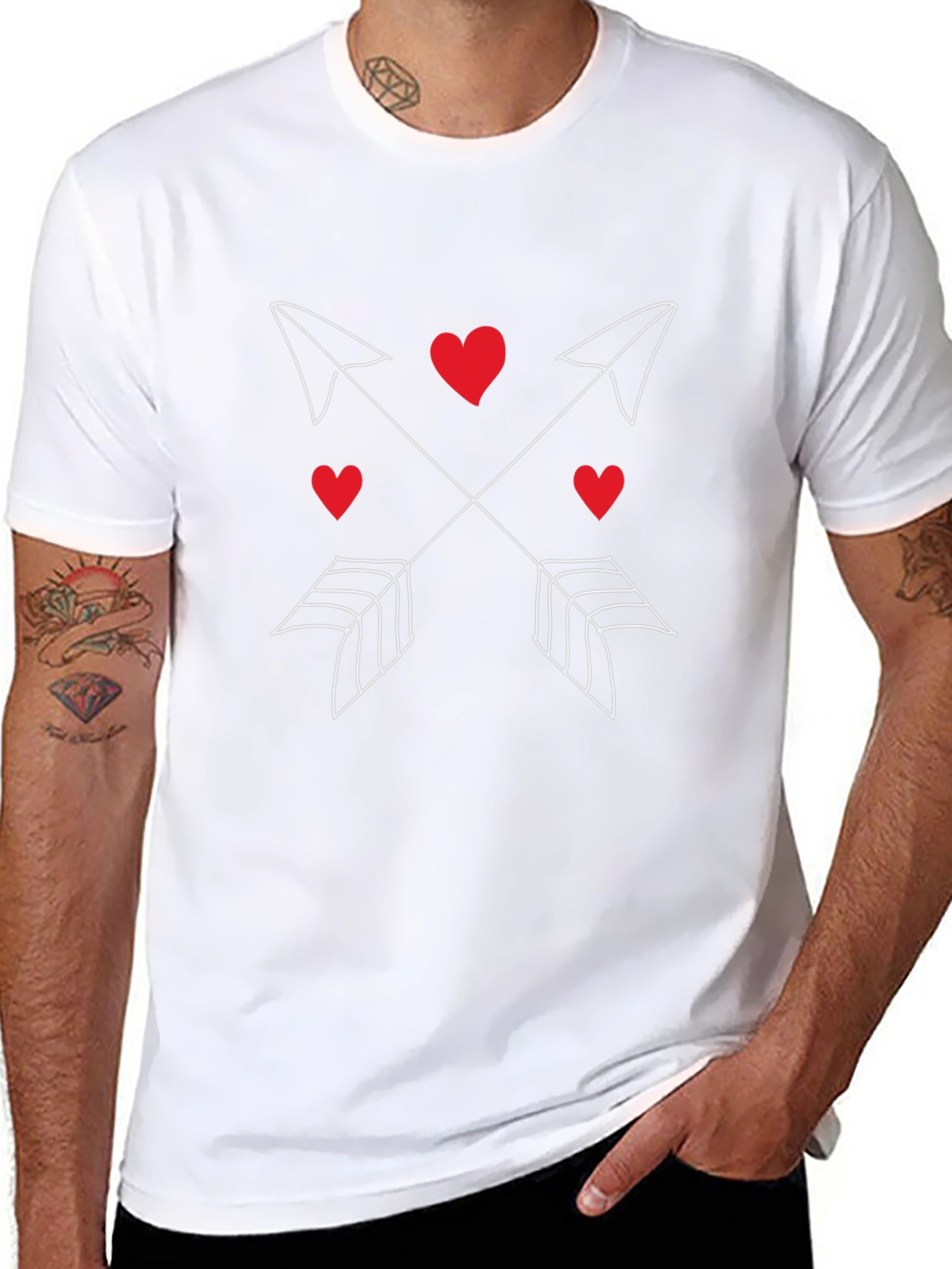 Cupids Arrow Heart T-Shirt