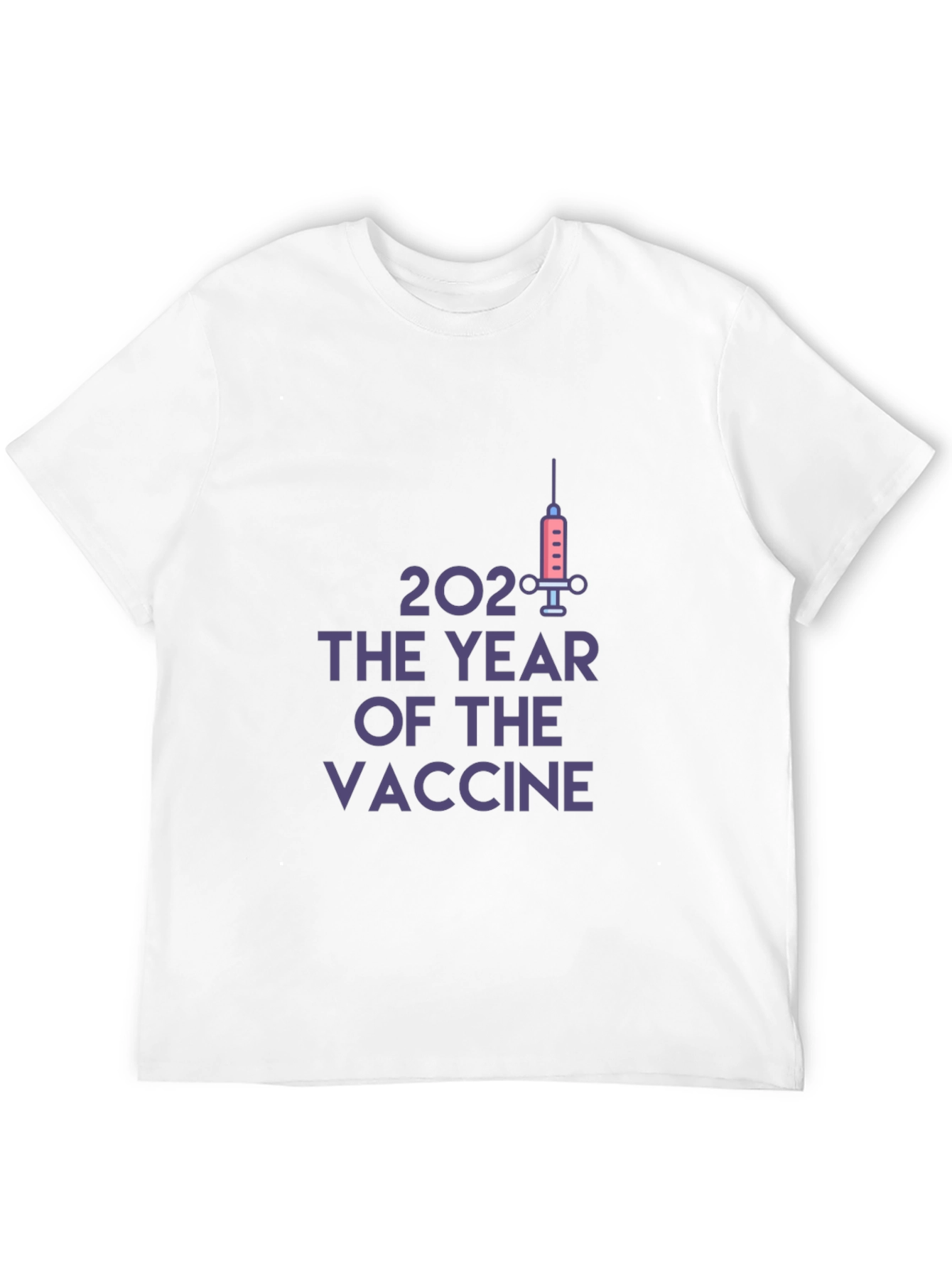 2021 Year Of The Vaccine Black T-Shirt