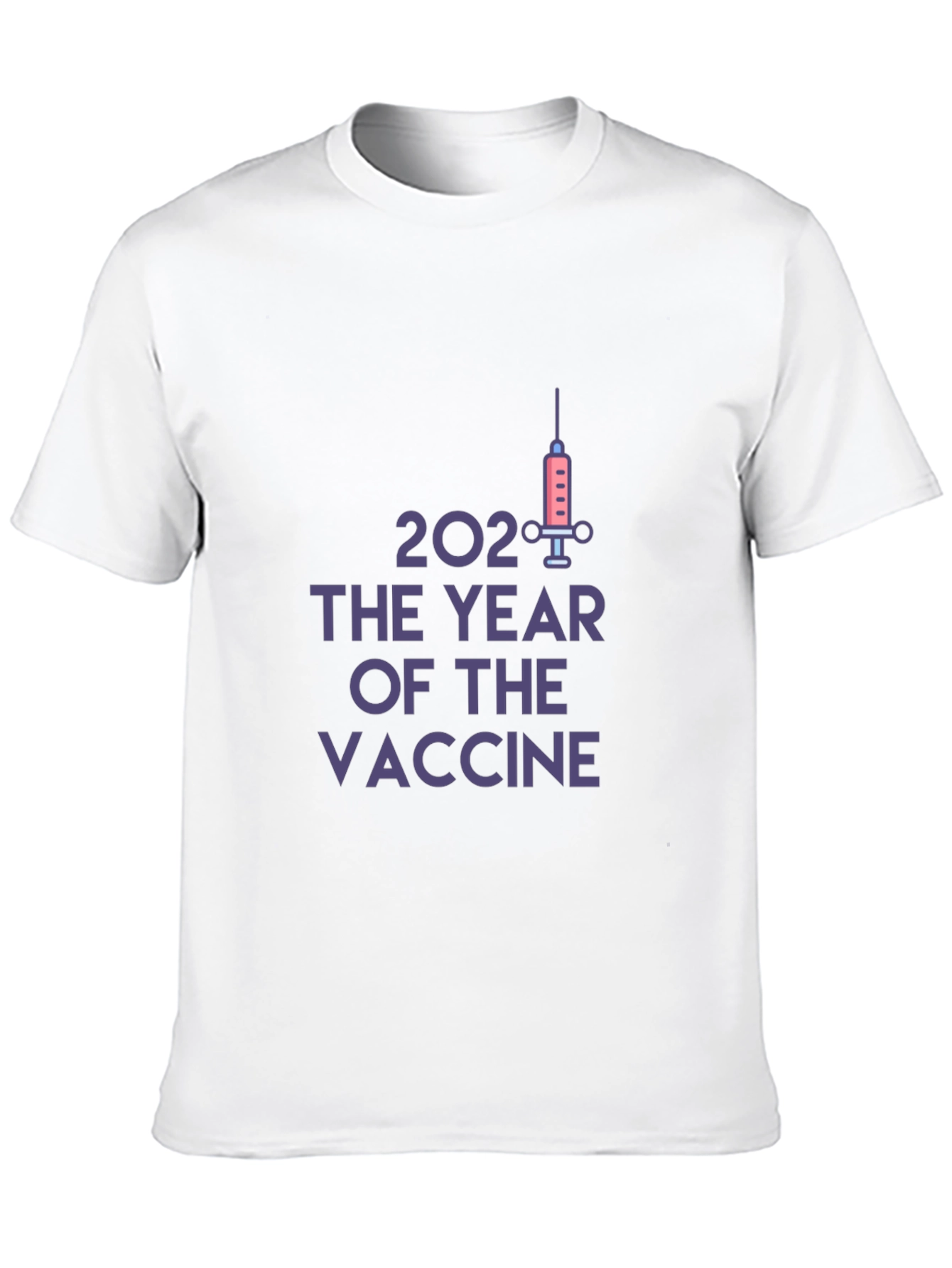 2021 Year Of The Vaccine Black T-Shirt