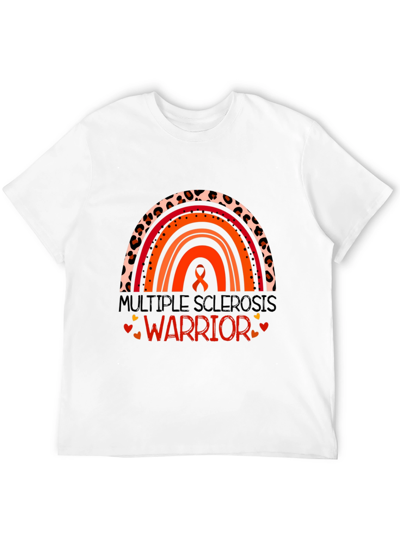 Multiple Sclerosis Warrior Rainbow T-Shirt