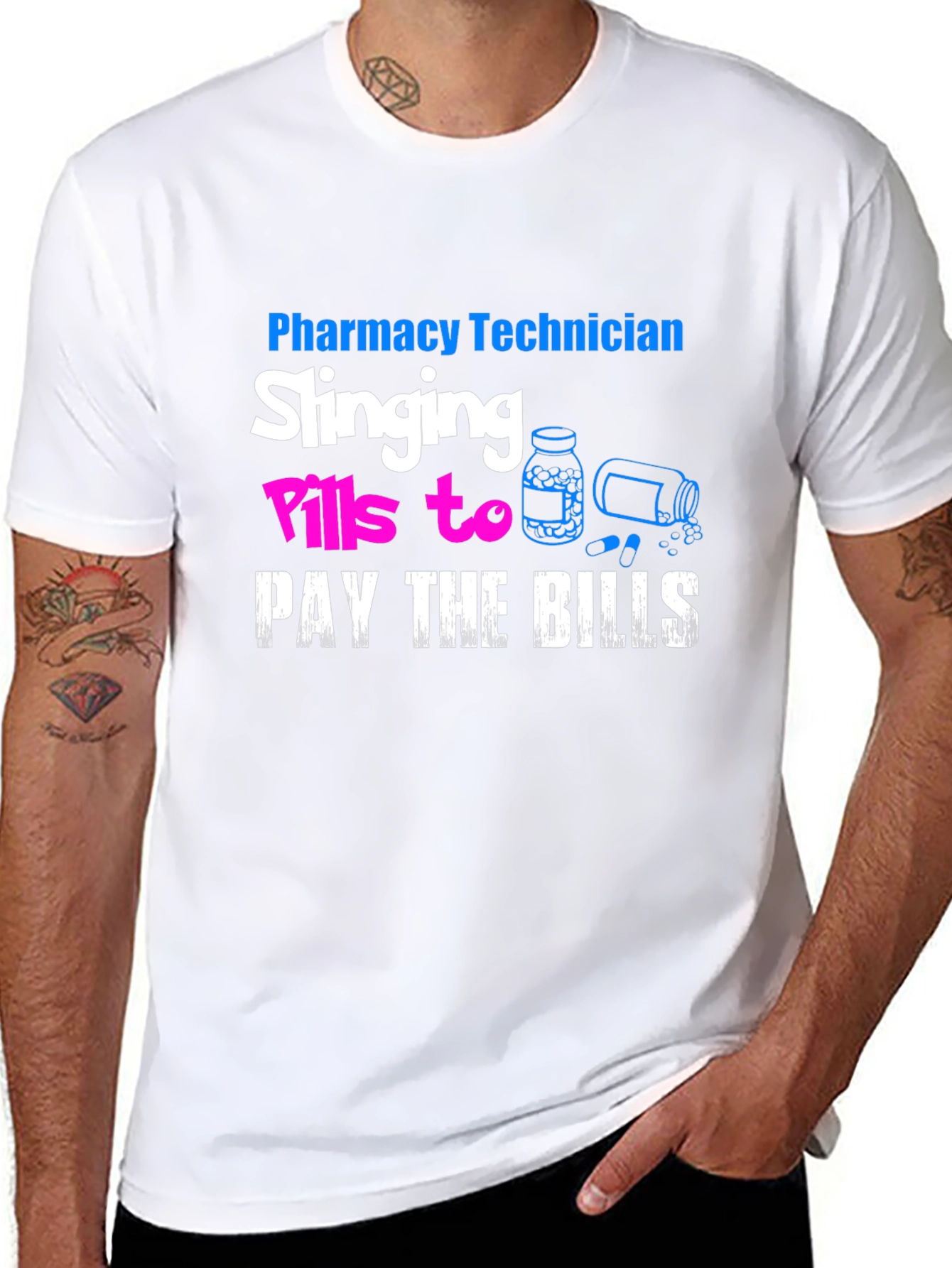 Pharmacy Technician Slings Pills T-Shirt