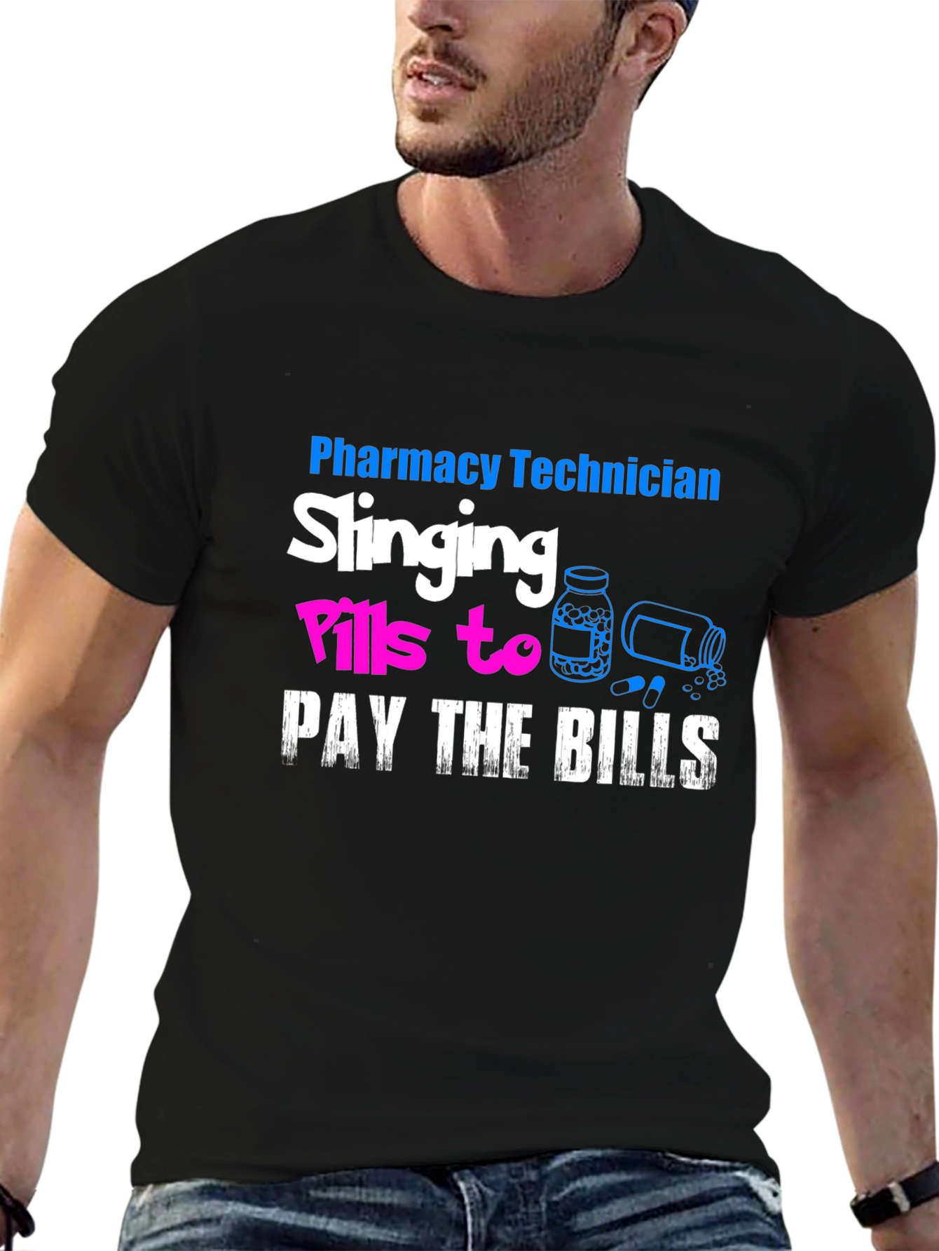 Pharmacy Technician Slings Pills T-Shirt