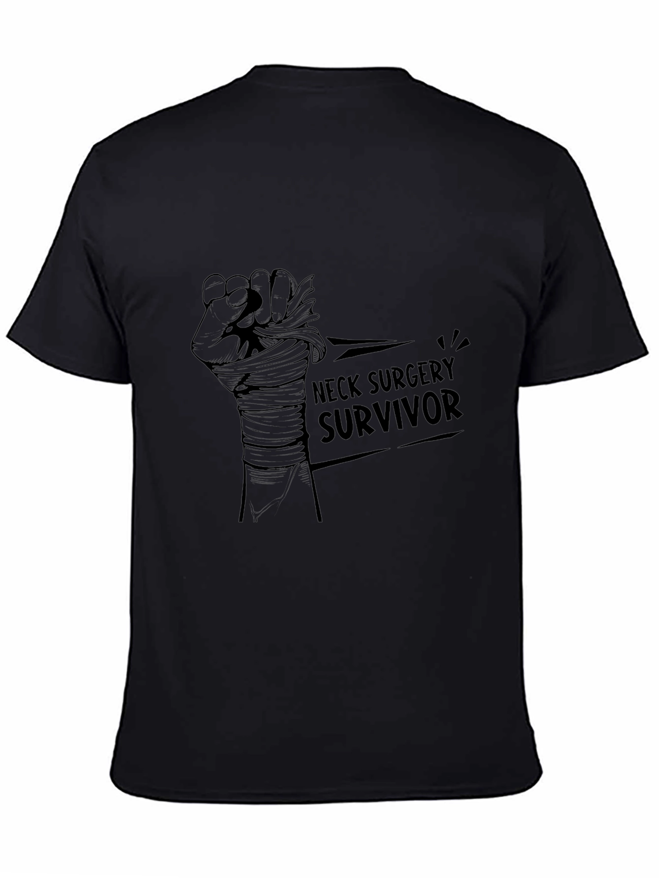 Neck Surgery Survivor Graphic T-Shirt