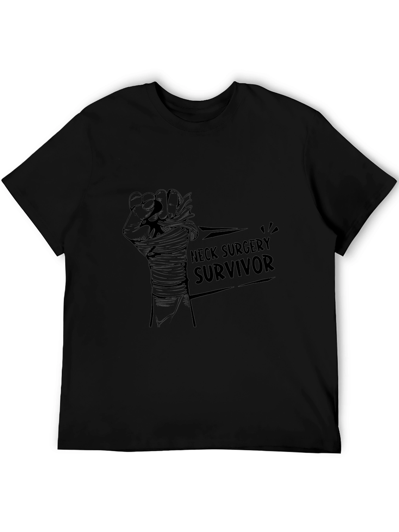 Neck Surgery Survivor Graphic T-Shirt