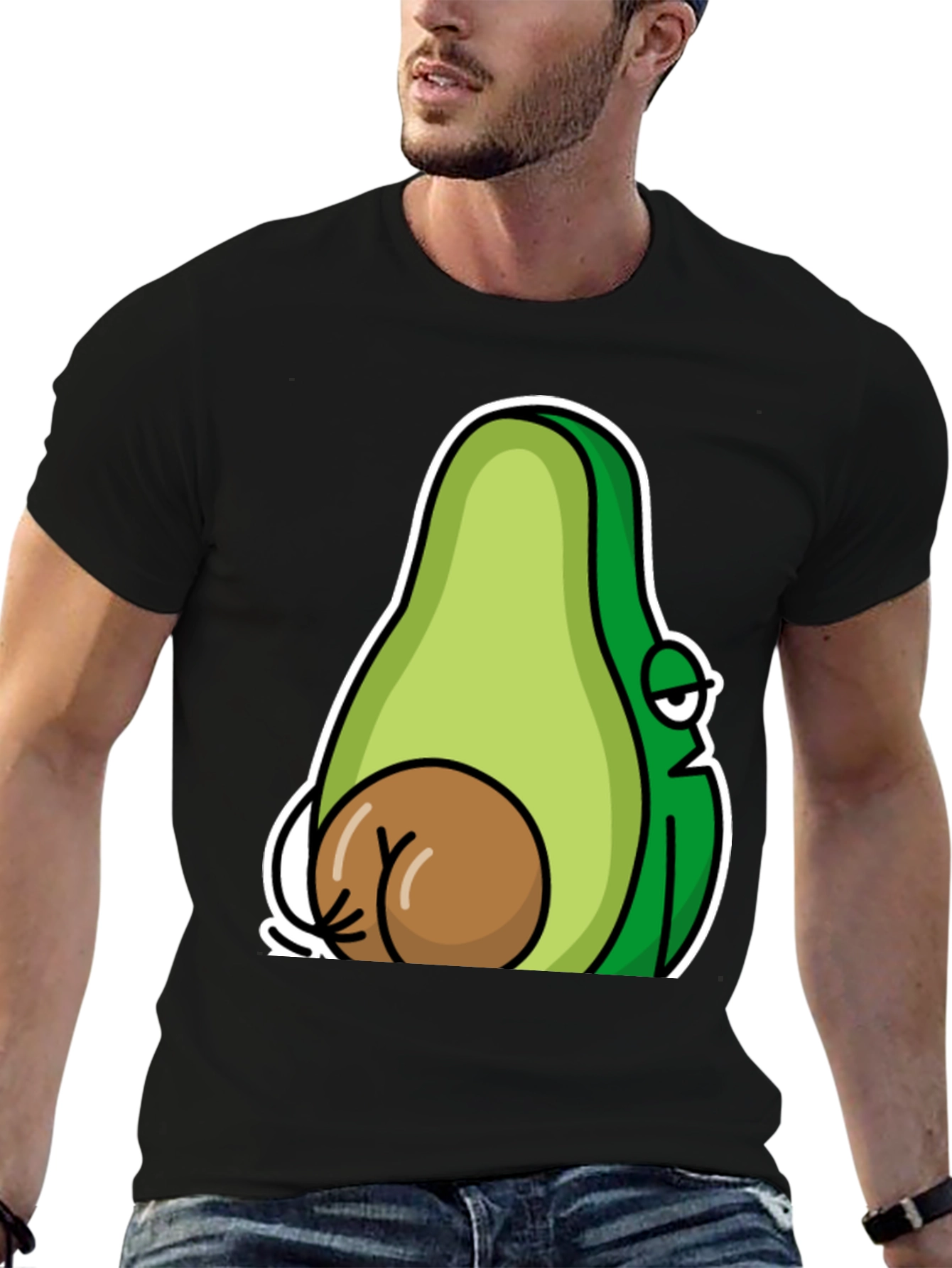 Funny Avocado T-Shirt - Novelty Graphic Tee