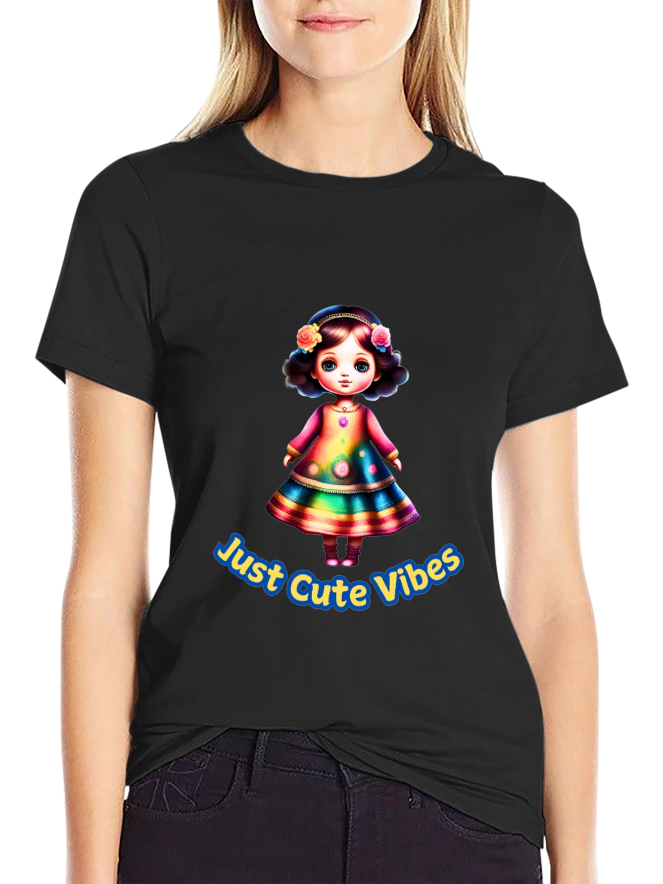 Cute Doll T-Shirt - Just Cute Vibes