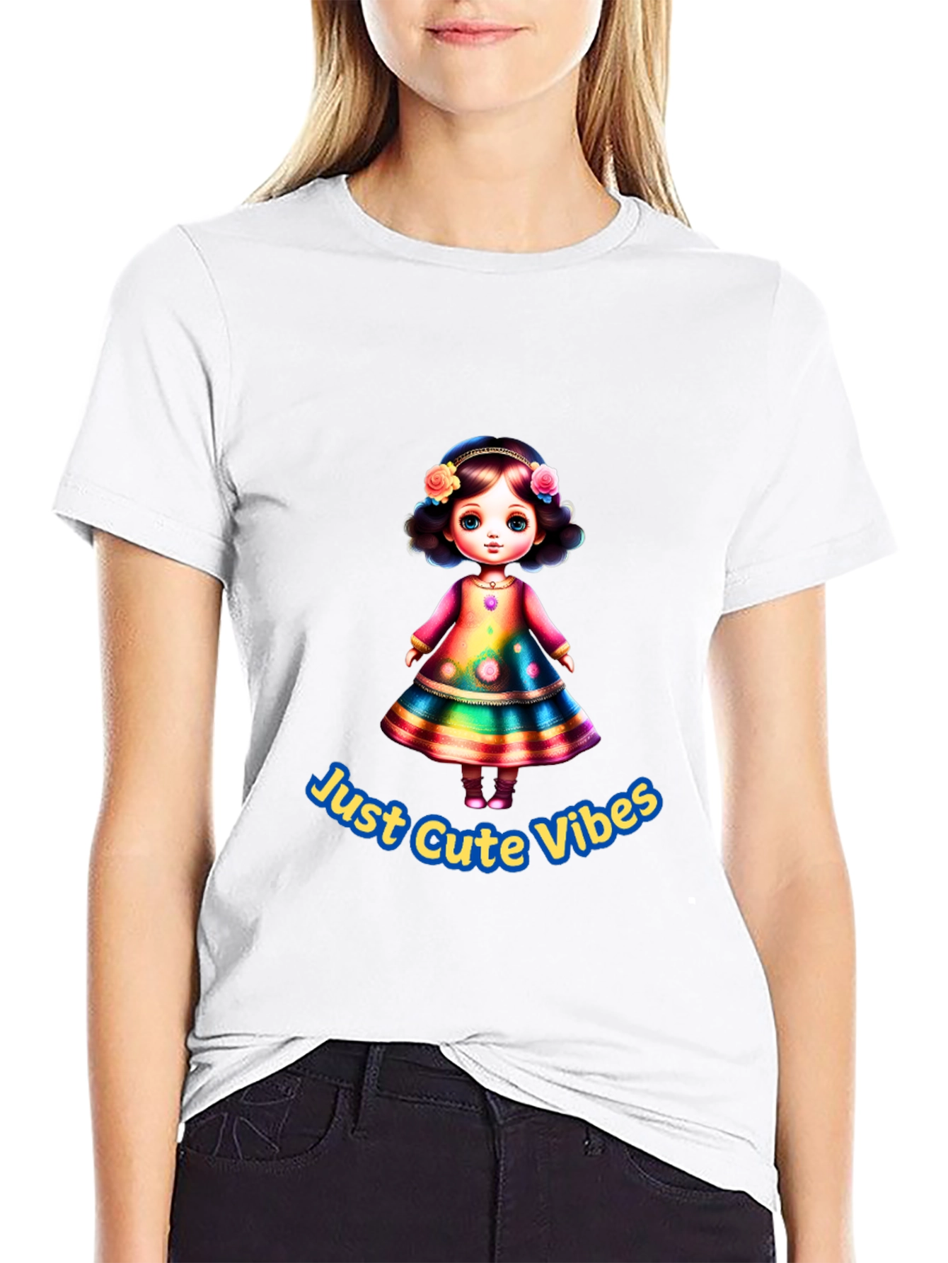 Cute Doll T-Shirt - Just Cute Vibes