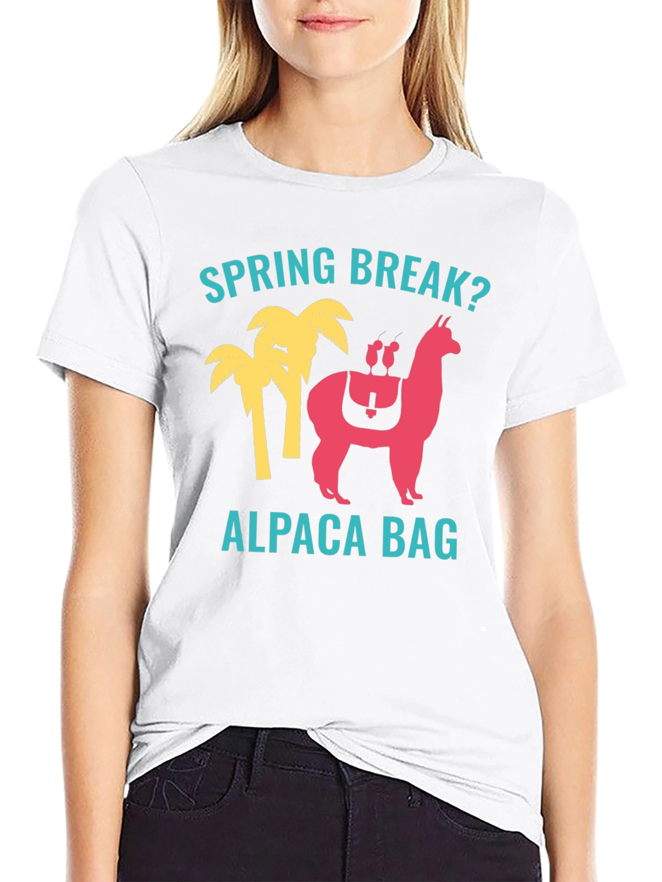 Spring Break Alpaca Bag T-Shirt