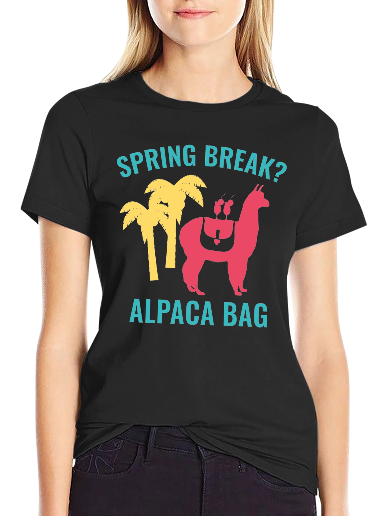 Spring Break Alpaca Bag T-Shirt