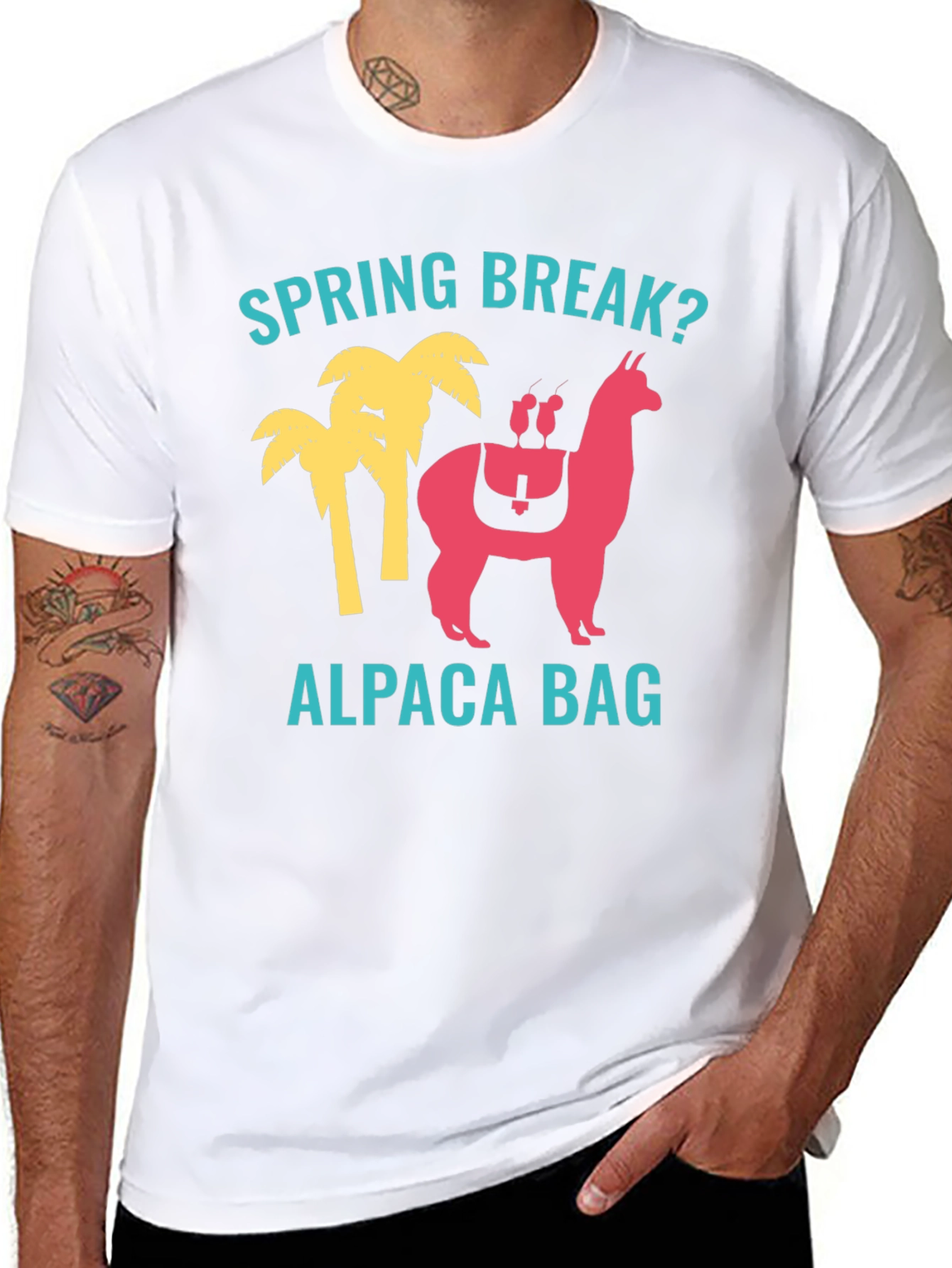 Spring Break Alpaca Bag T-Shirt