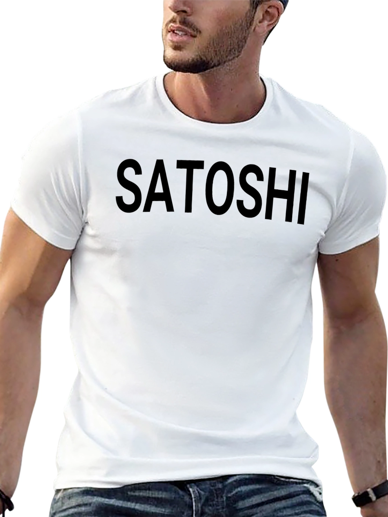 Satoshi T-Shirt - Crypto Fan Apparel - Black Tee