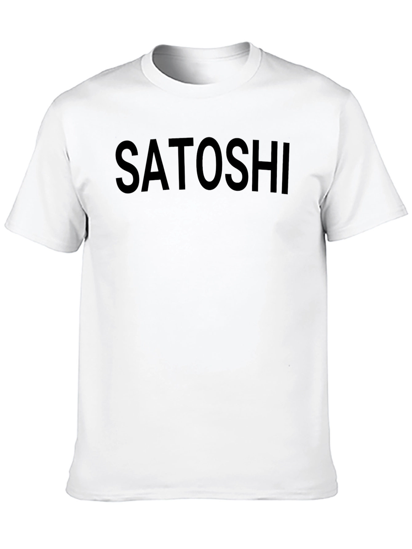 Satoshi T-Shirt - Crypto Fan Apparel - Black Tee