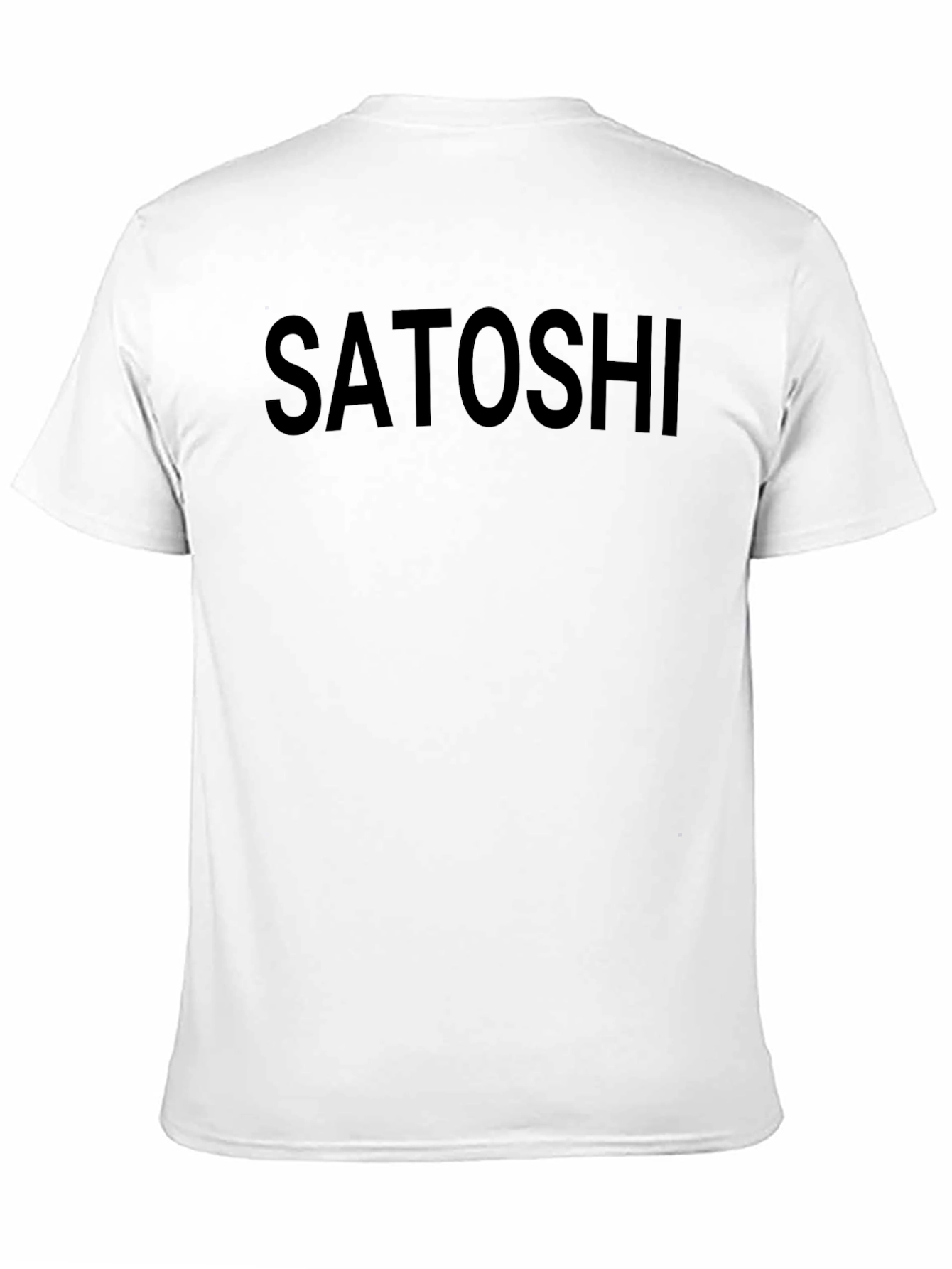 Satoshi T-Shirt - Crypto Fan Apparel - Black Tee