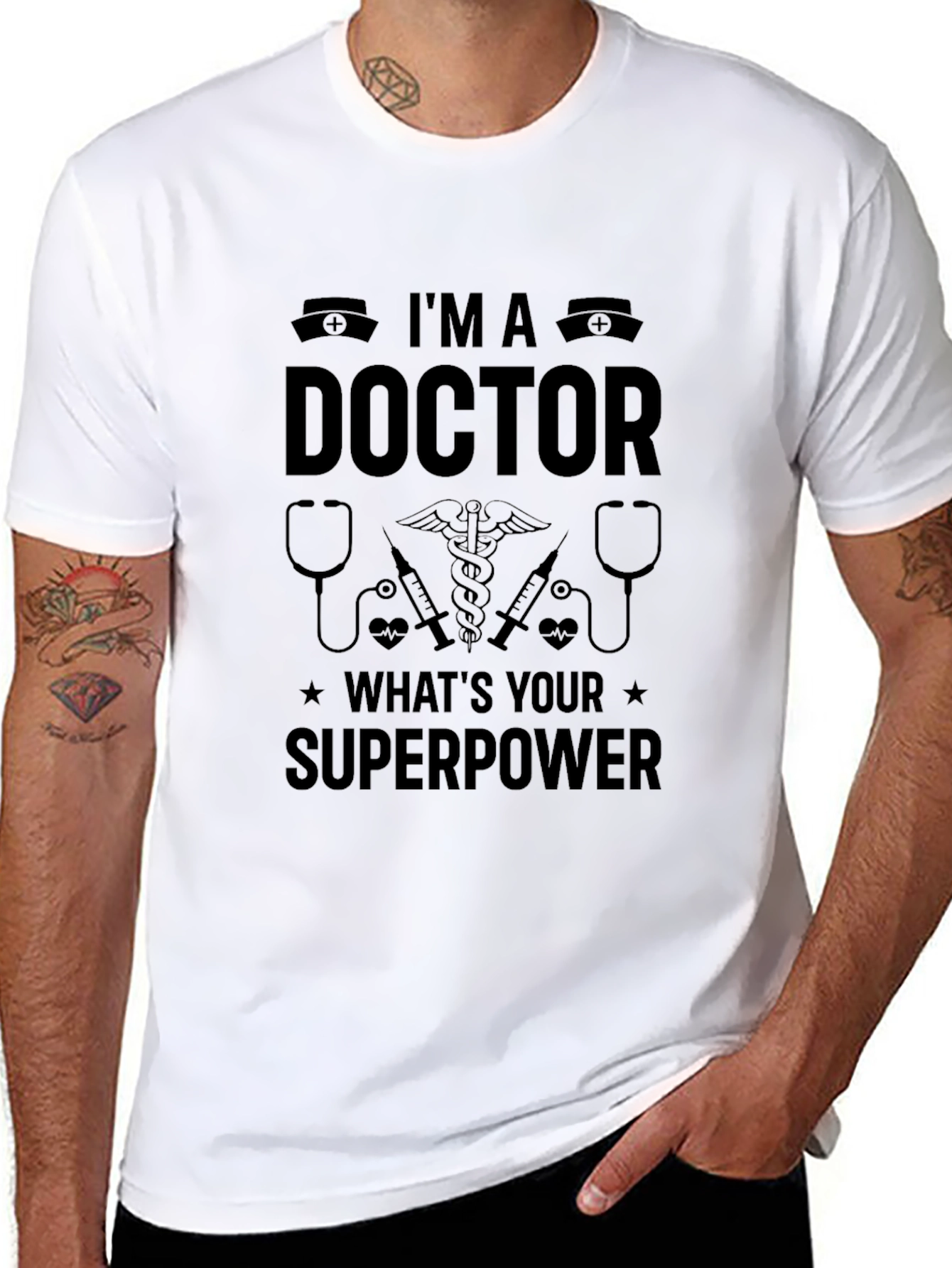 Doctor Superpower Graphic T-Shirt