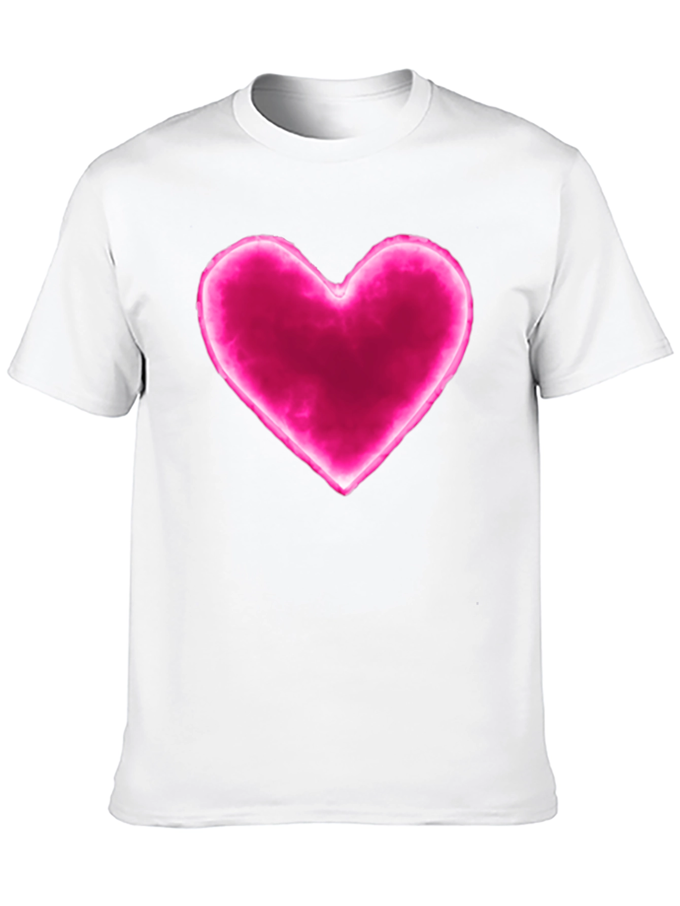 Heart Graphic Black Tee - Modern Love T-Shirt