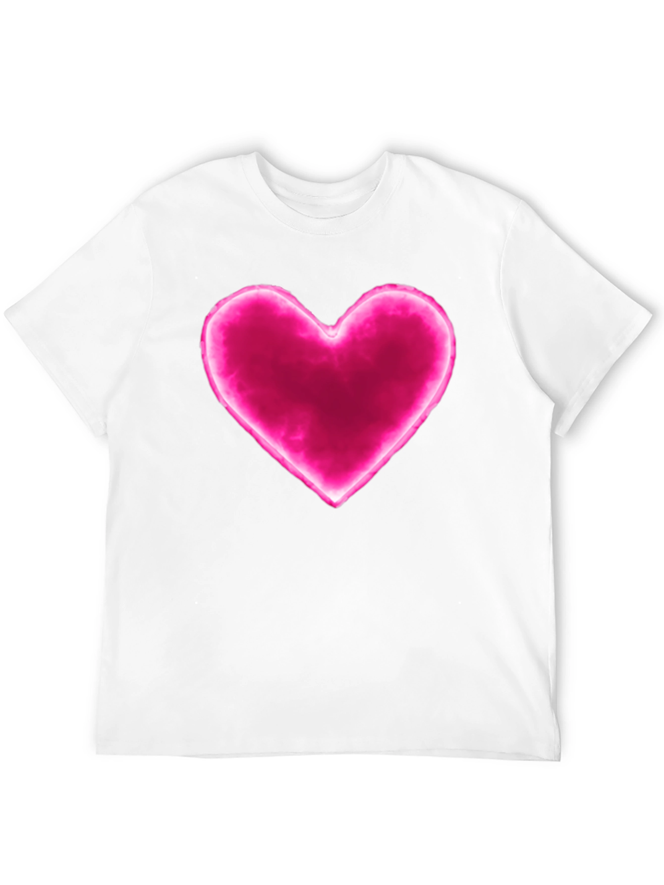 Heart Graphic Black Tee - Modern Love T-Shirt