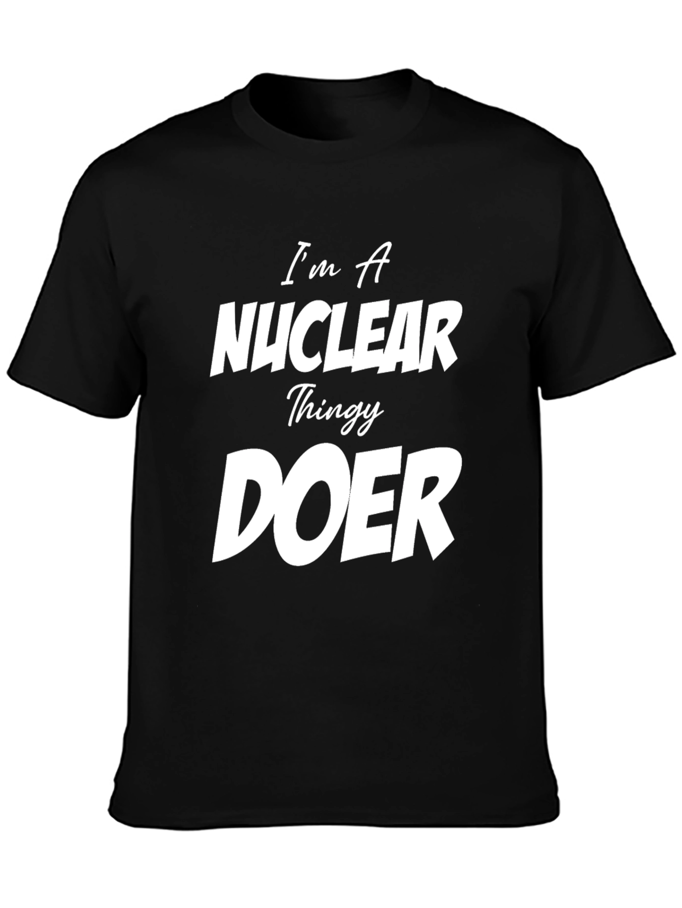 Nuclear Thingy Doer Graphic Tee - Black