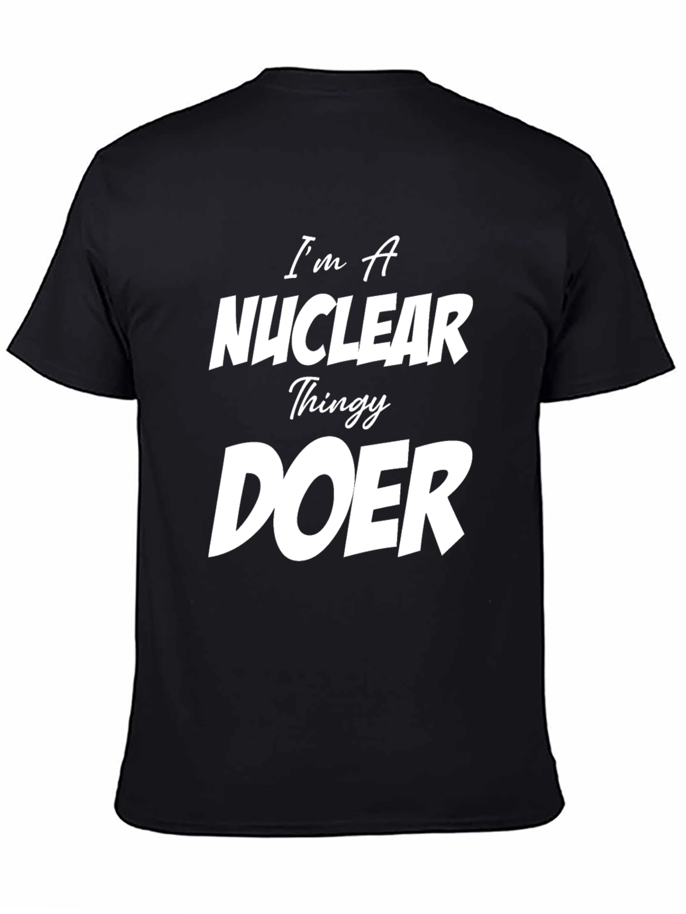 Nuclear Thingy Doer Graphic Tee - Black