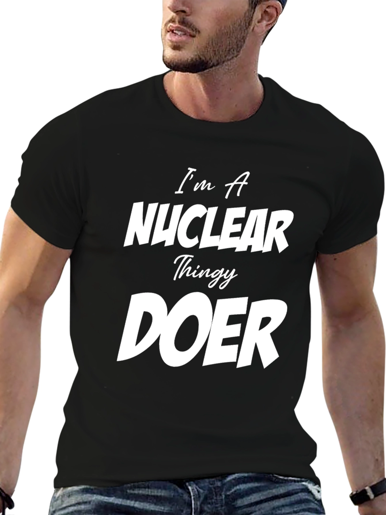 Nuclear Thingy Doer Graphic Tee - Black